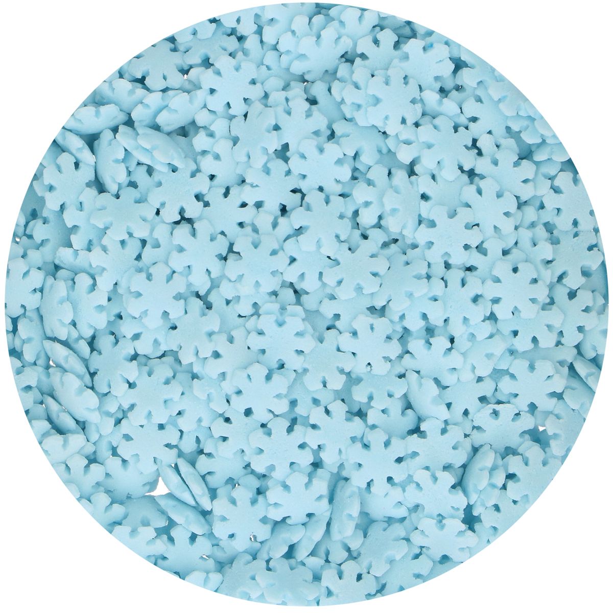 Streudeko  Schneeflocken blau | 50 g