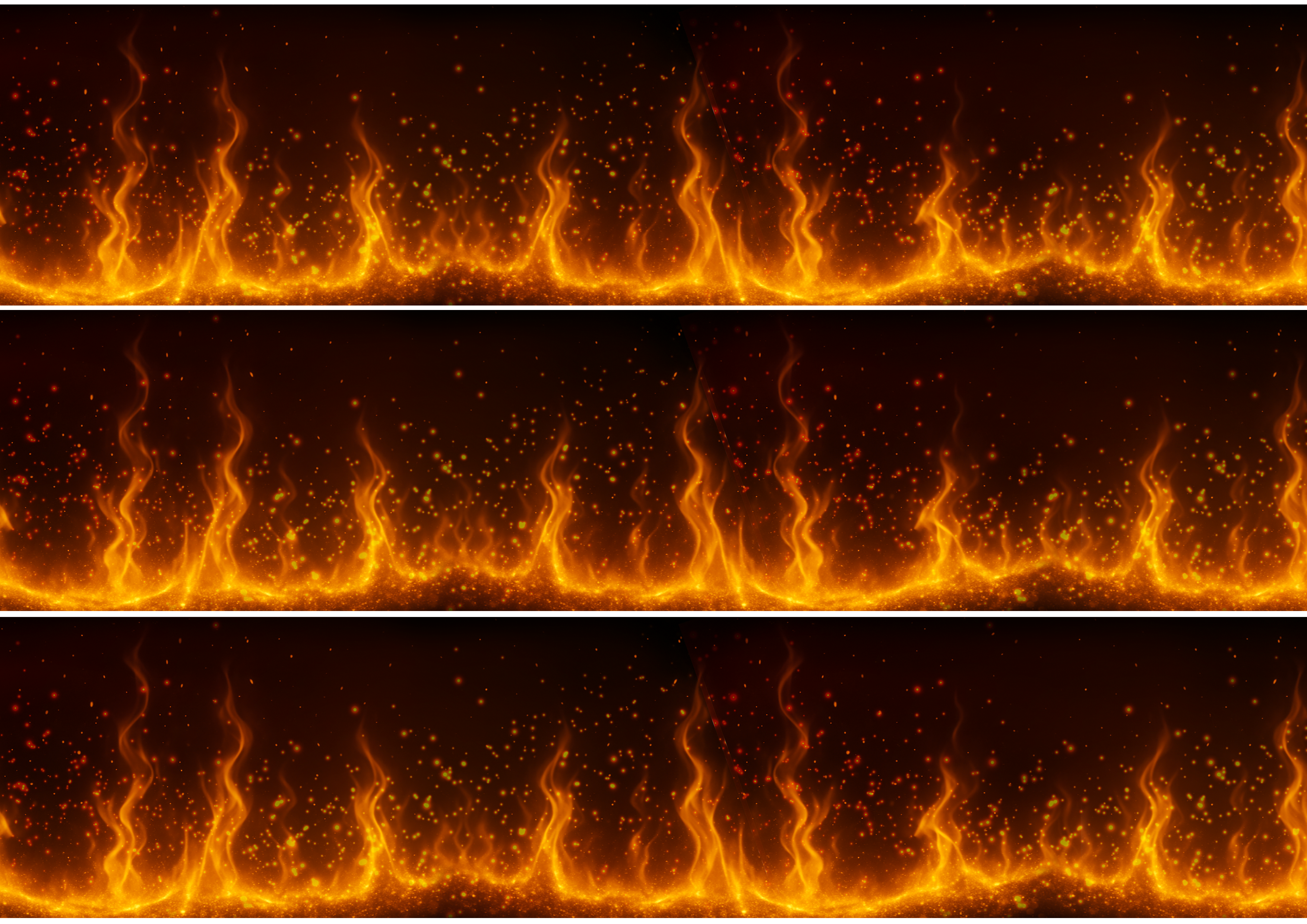 Tortenband Feuer Flammen