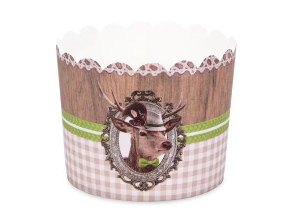 Cupcake-Backformen Platzhirsch Maxi – 12 Stück