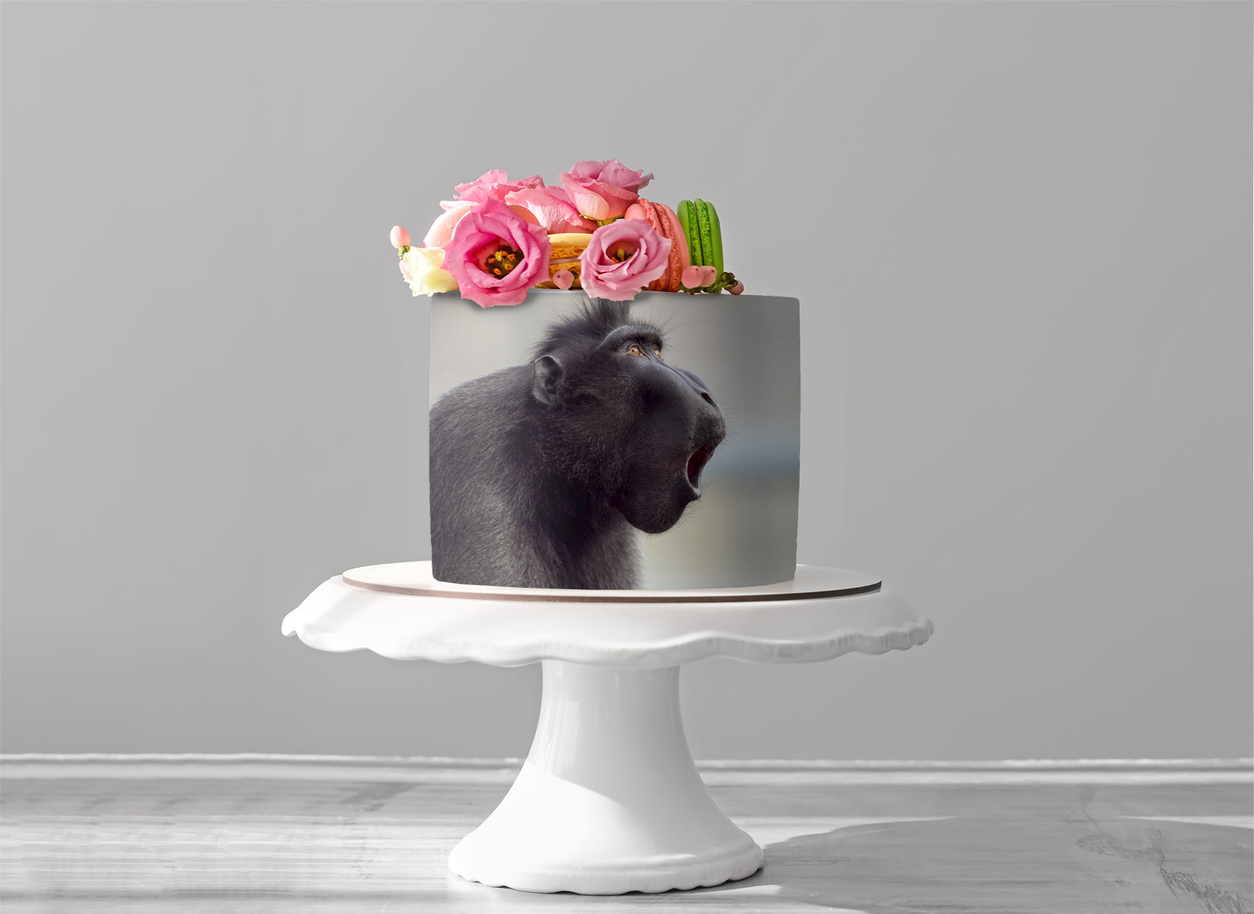 Deko Fondant Affe