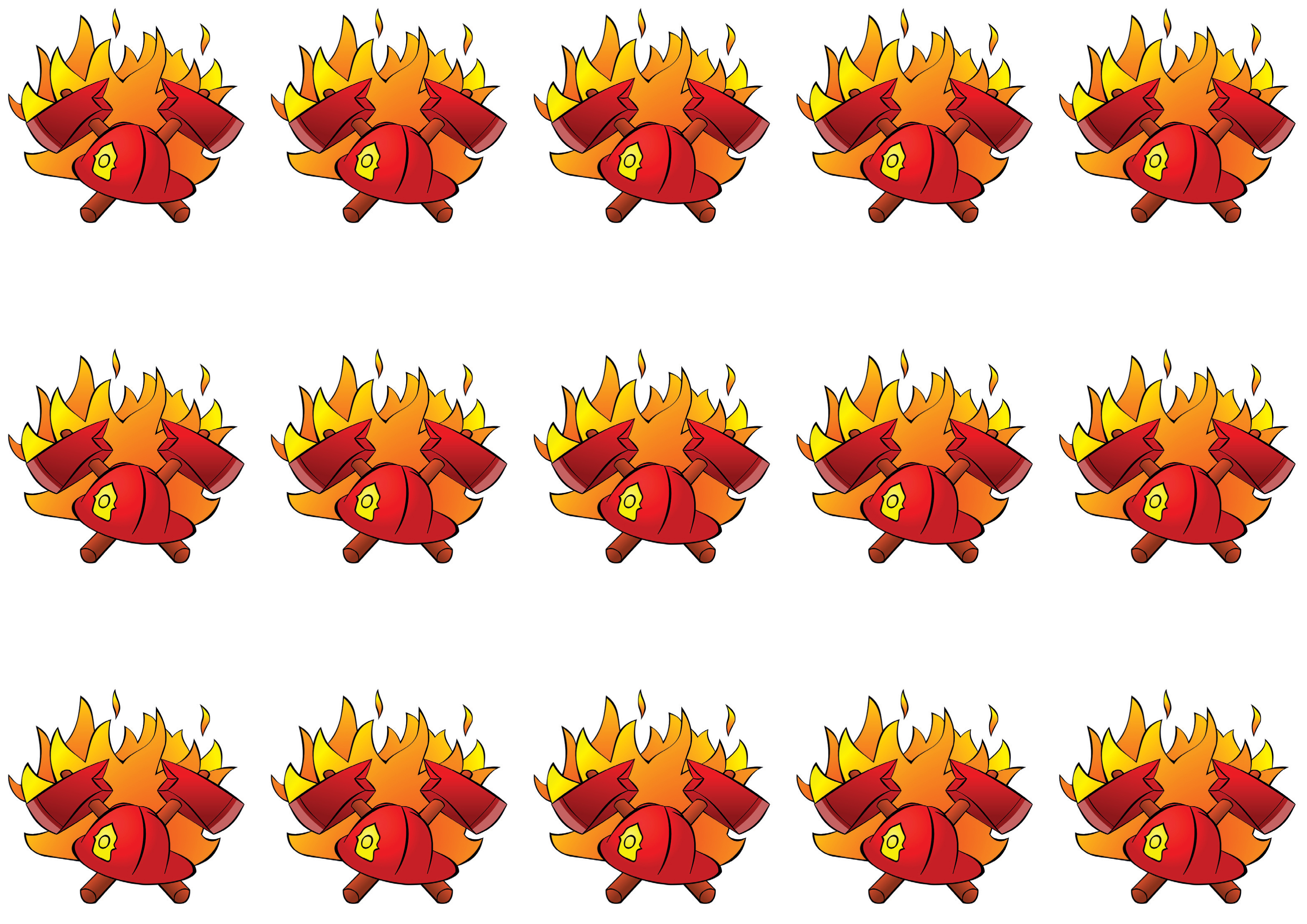 Tortenband Feuerwehr