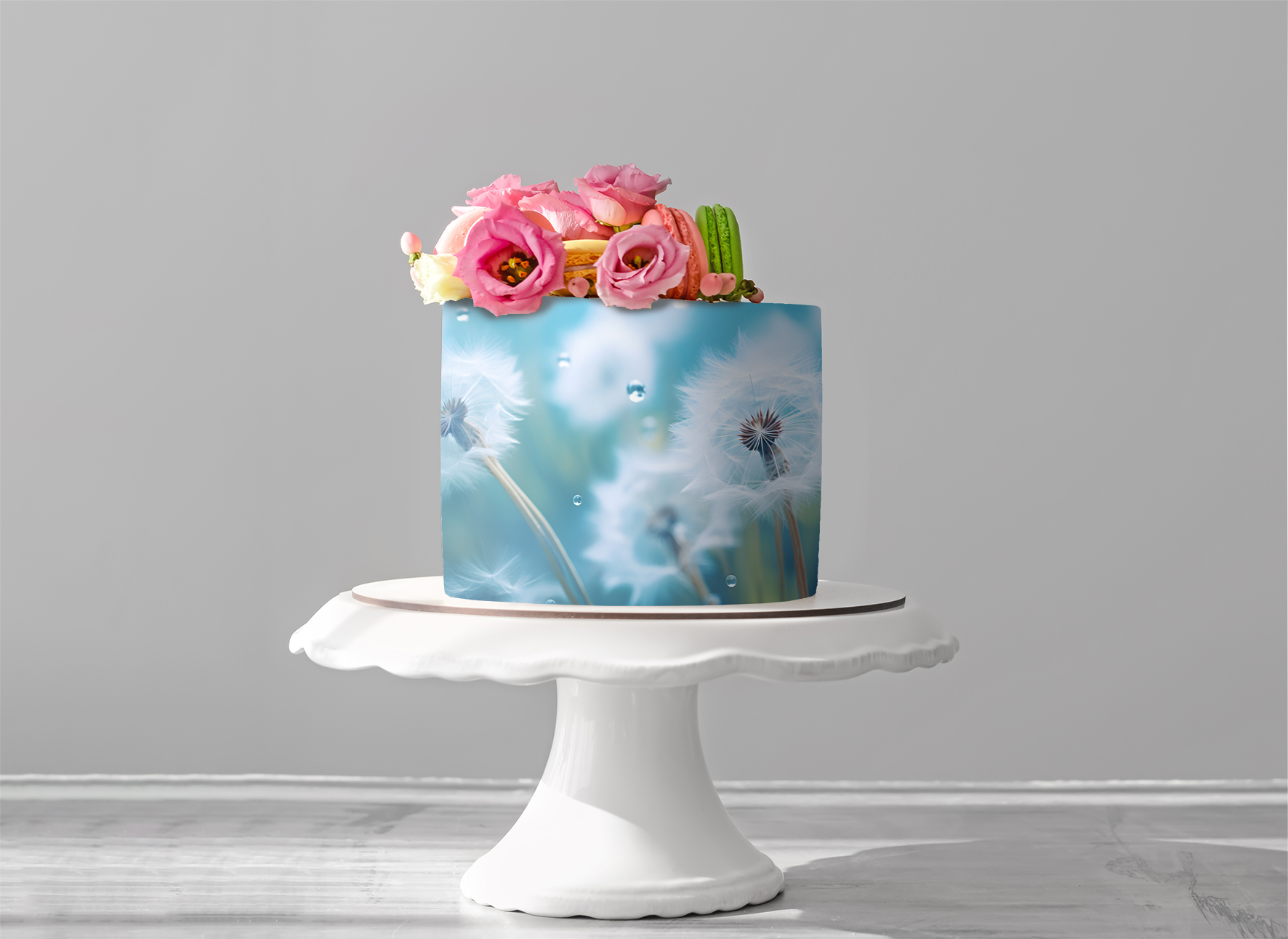 Deko Fondant  Pusteblume