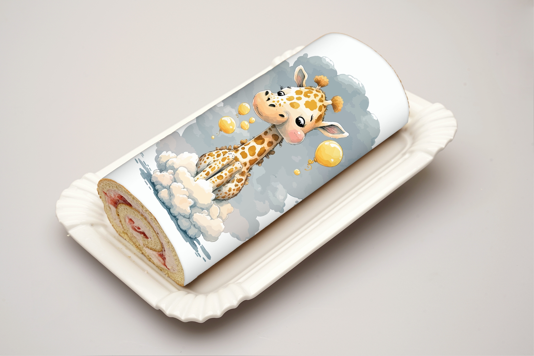 Rouladendekor Giraffe