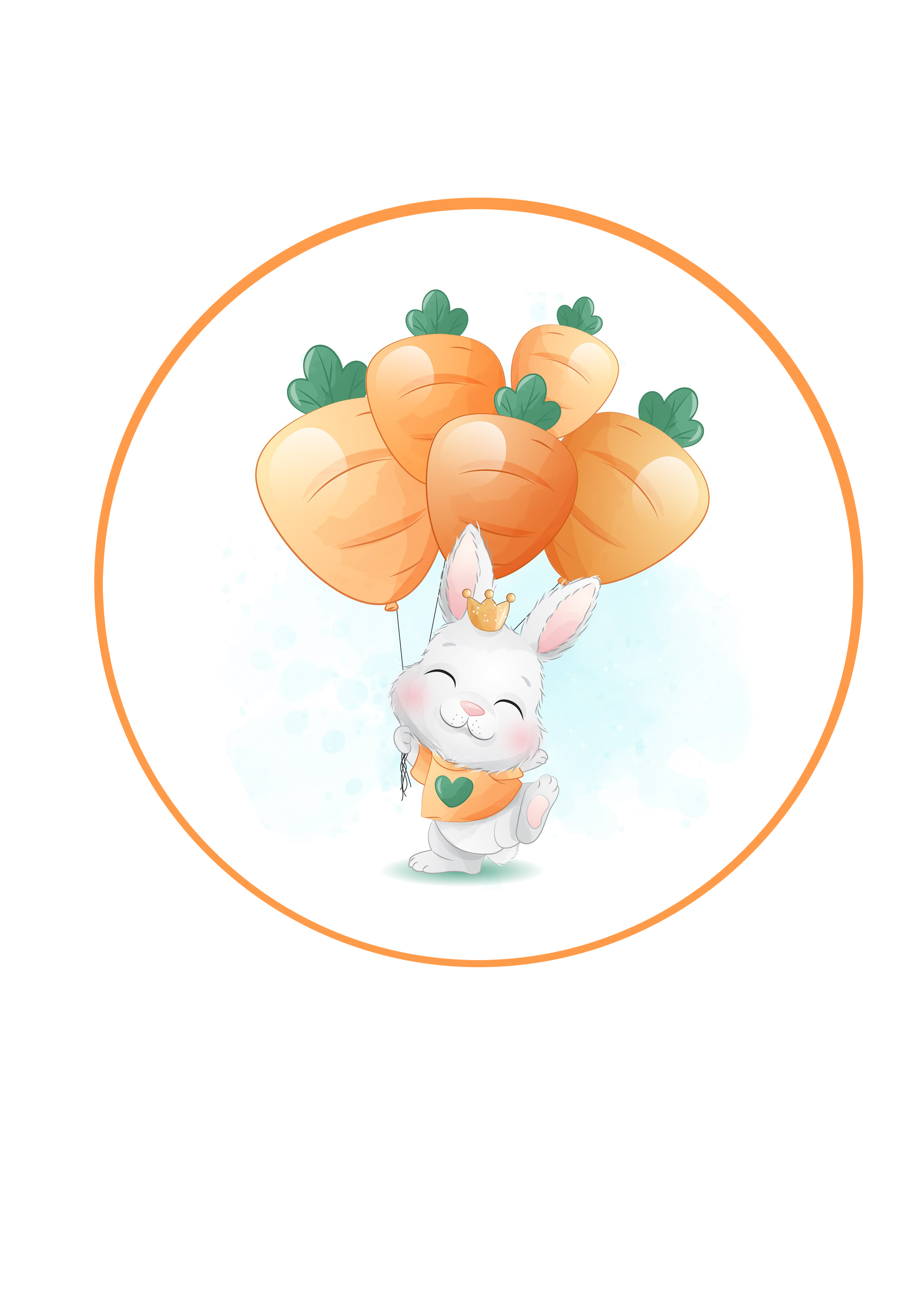 Tortenaufleger Ostern