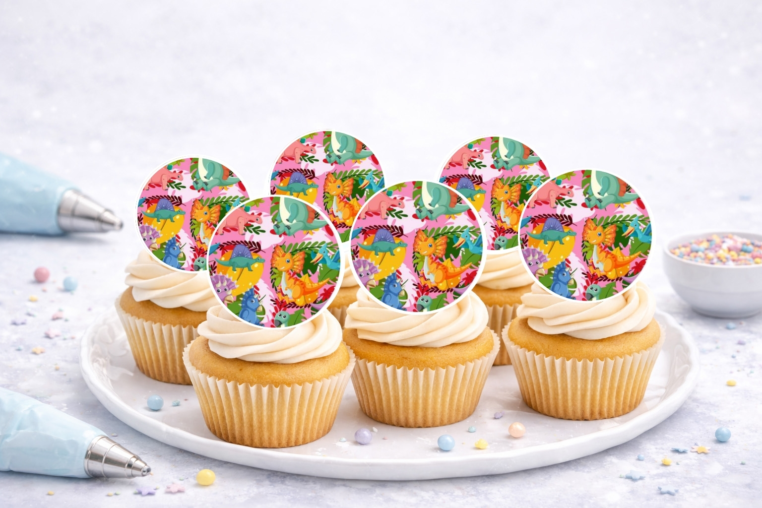 Muffinaufleger Dinosaurier