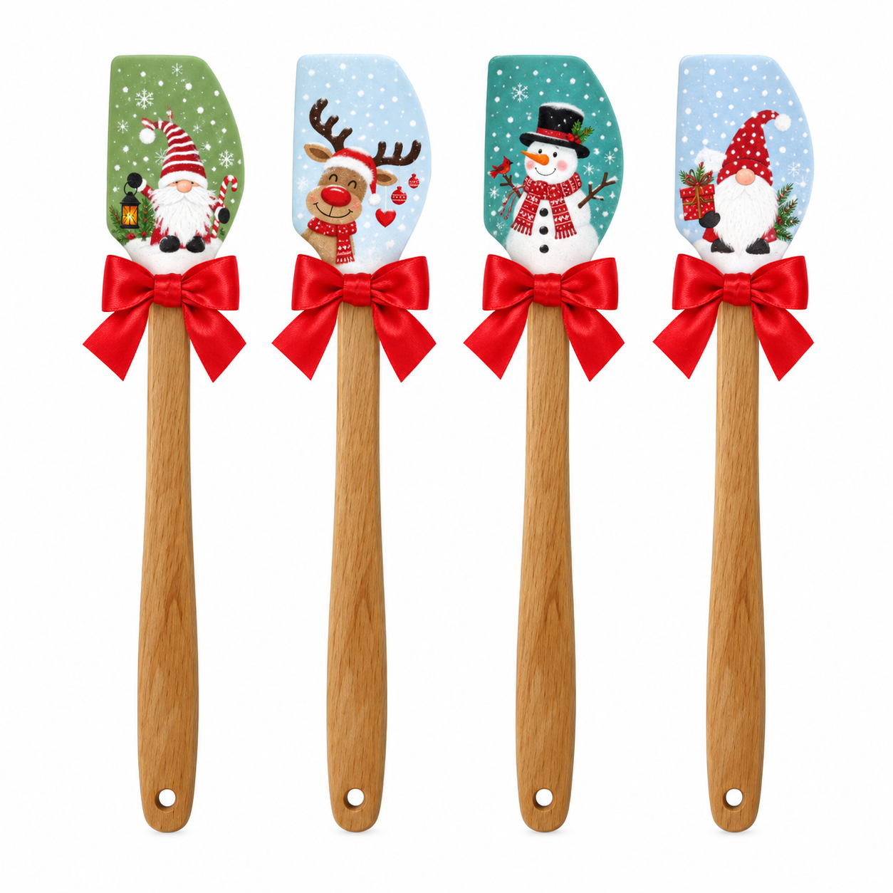 Mini-Teigschaber Weihnachten 20 cm – Motiv zufällig