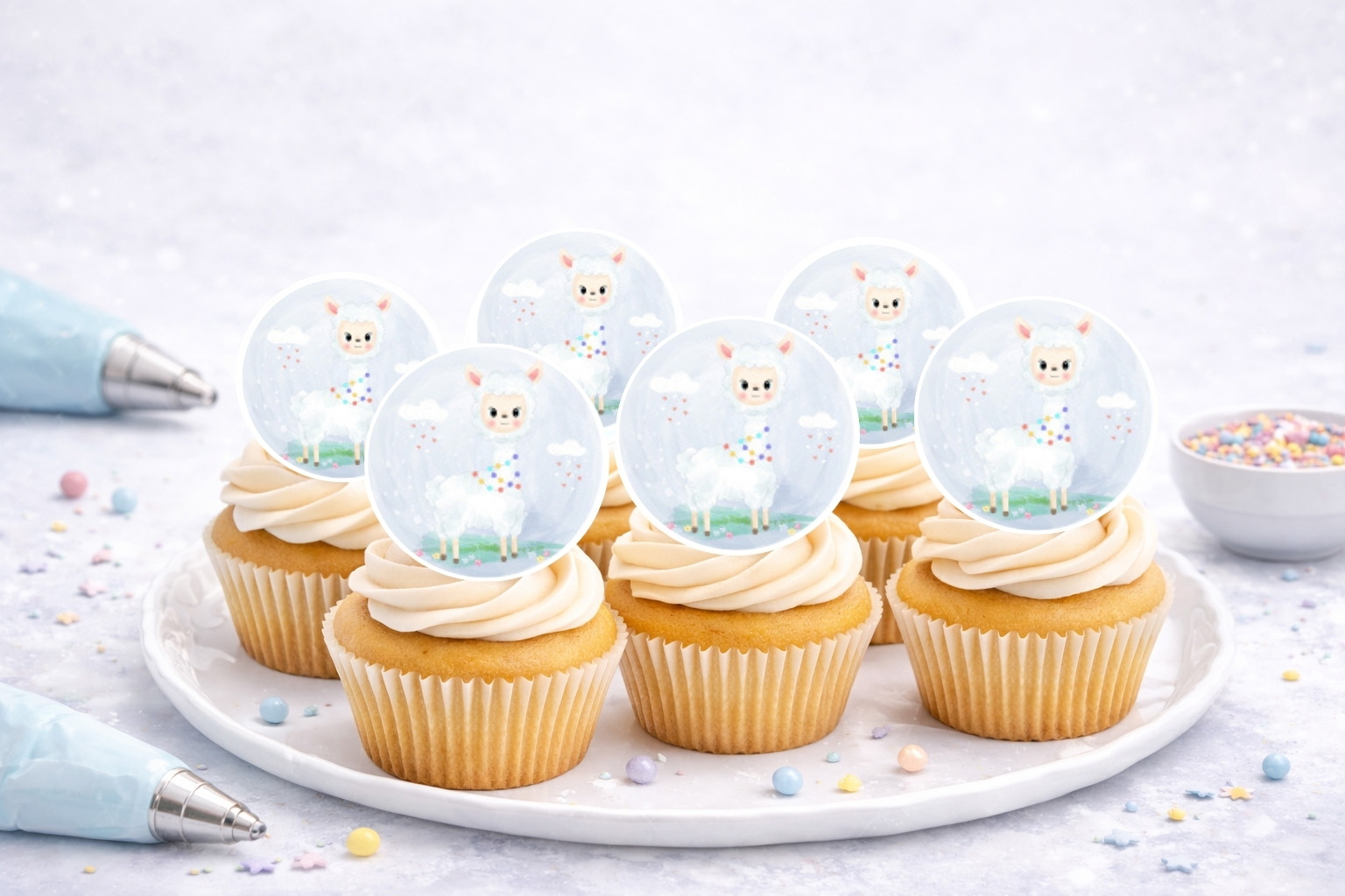 Muffinaufleger Alpaka