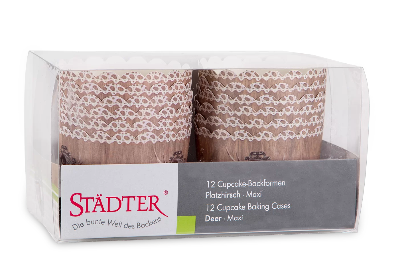 Cupcake-Backformen Platzhirsch Maxi – 12 Stück