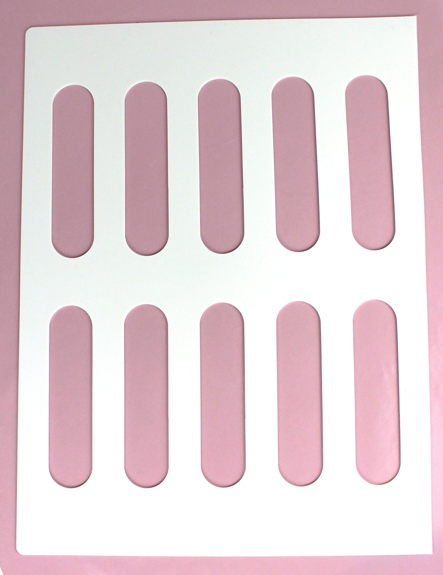 Aufstreichmatte Oblong 132 x 32 mm CHASIL 20 Martellato