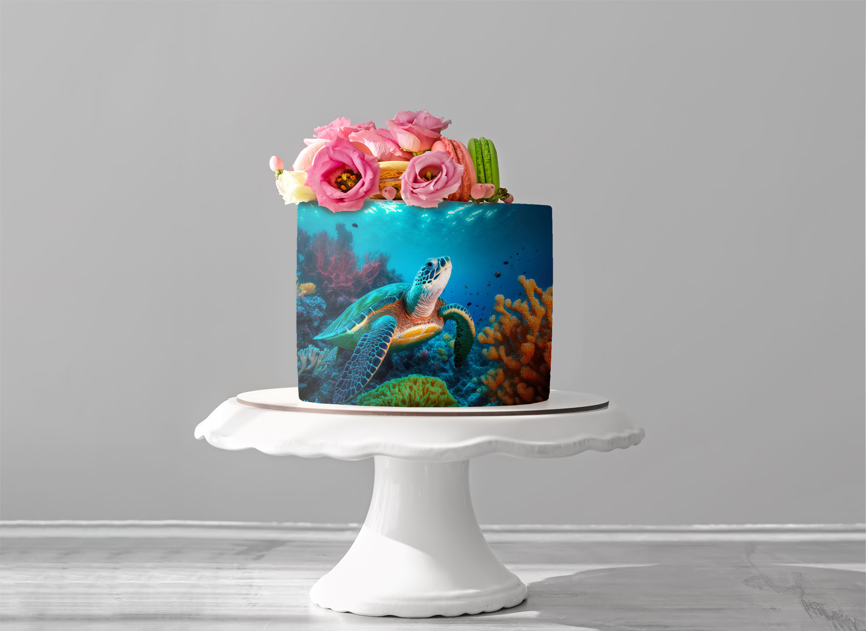 Deko Fondant Schildkröte