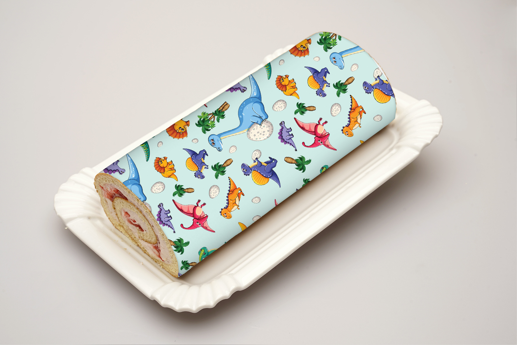 Rouladendekor Dinosaurier