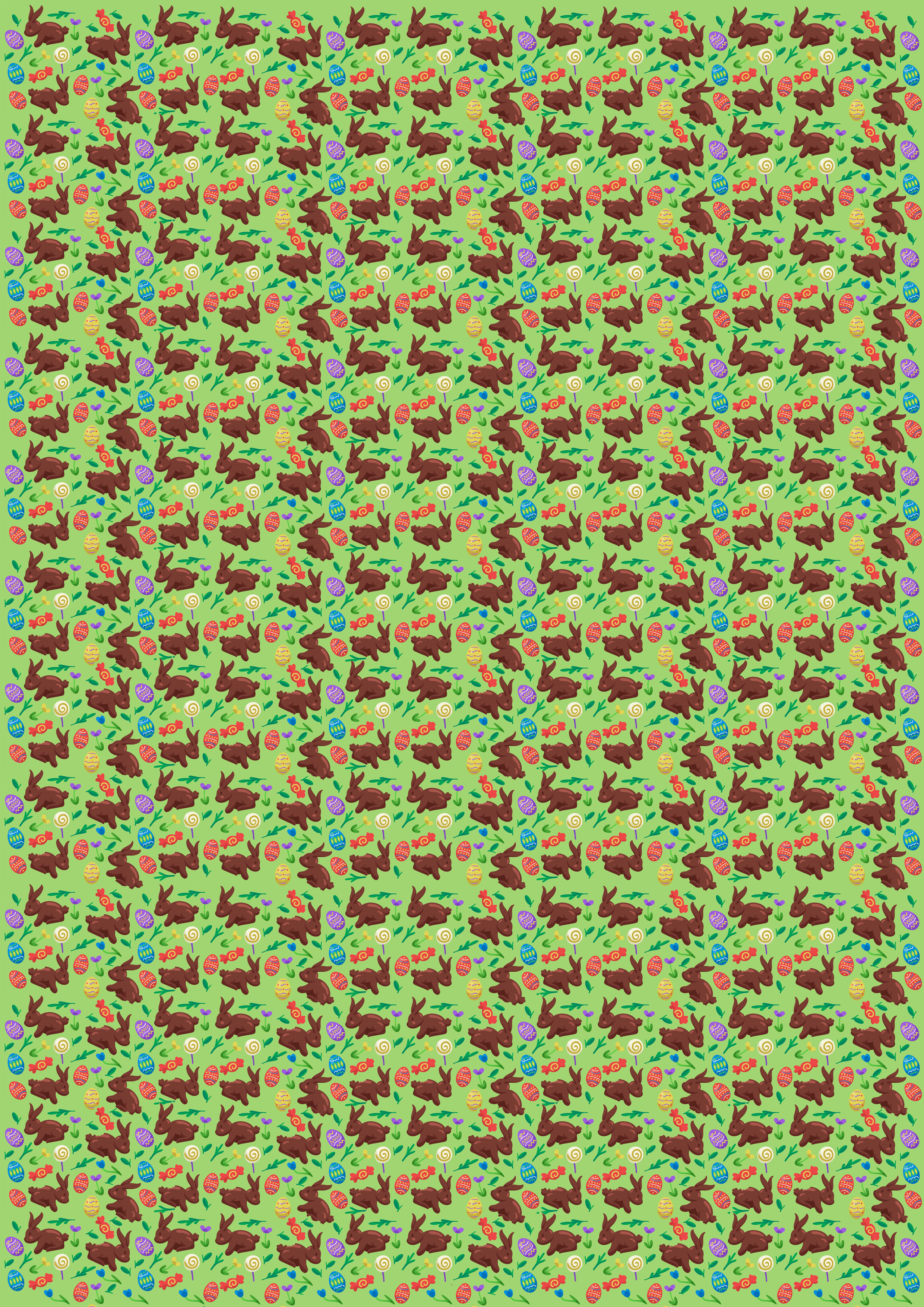 Schokoladen Transferfolie Abziehfolie Osterhase