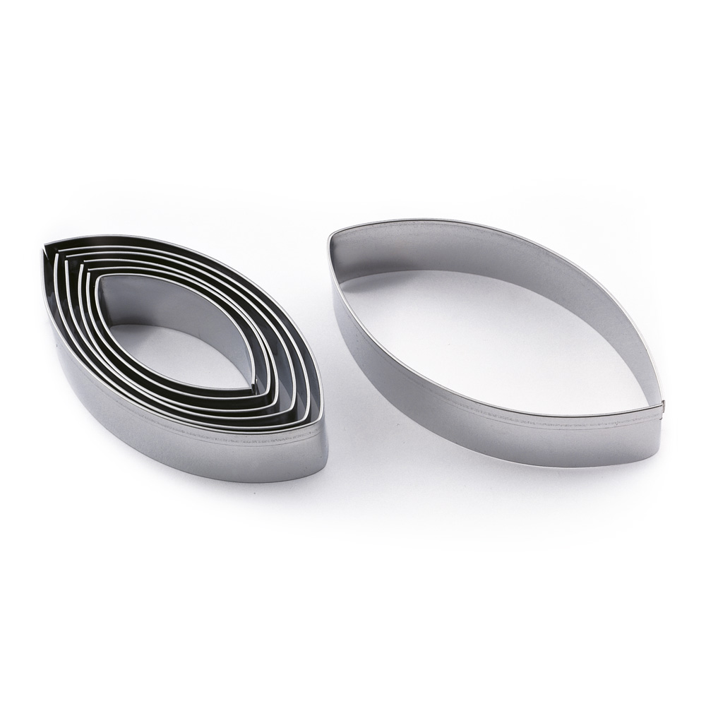 Professionelle Ausstecher Oval – glatt 7tlg.