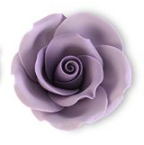 Zuckerrose M – Essbare Tortenblume in Lila (Ø 5,5 cm)