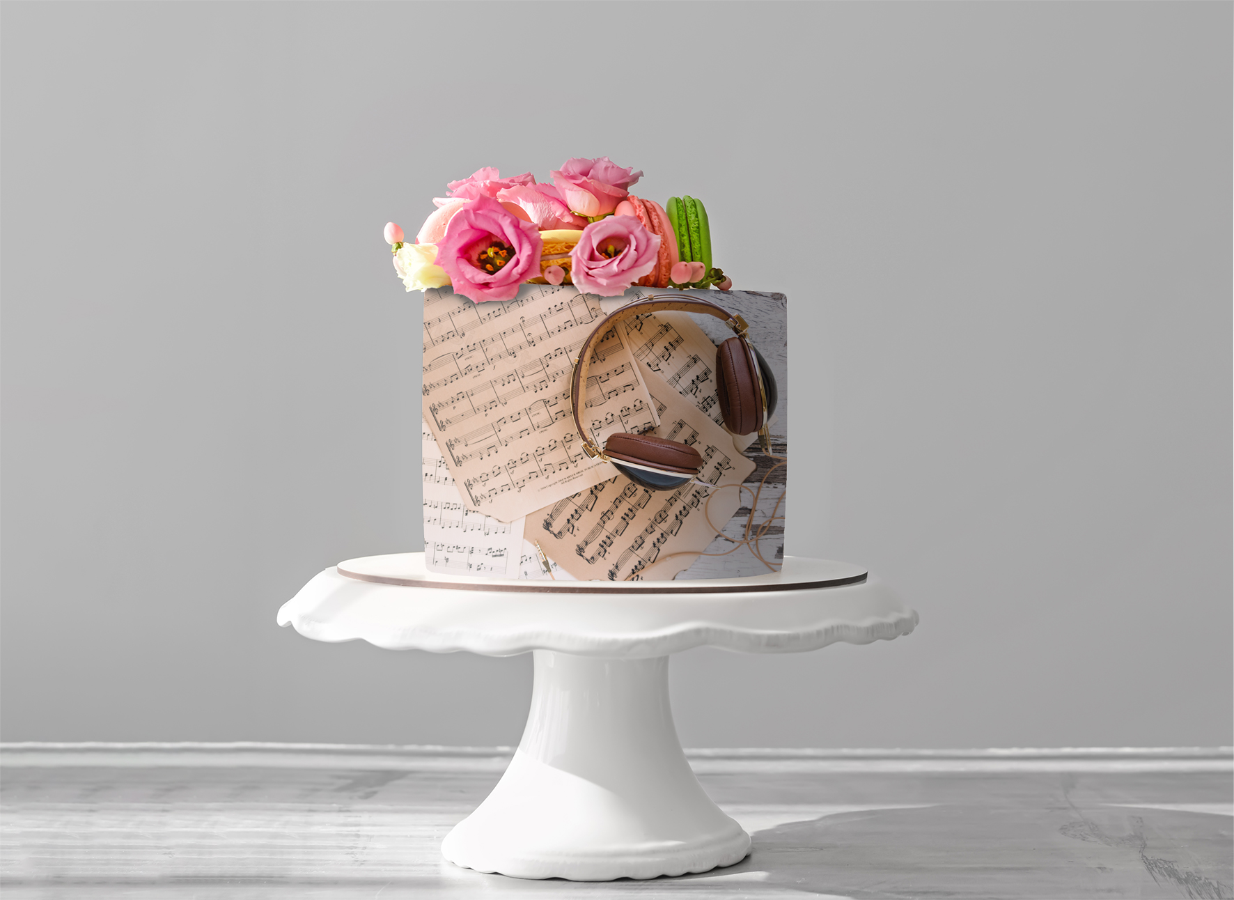 Deko Fondant  Musik Noten