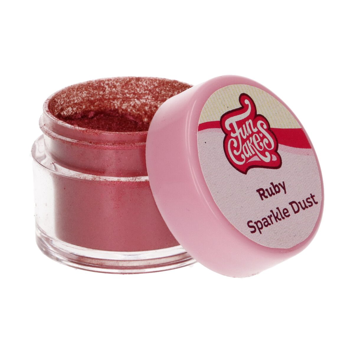 Glitter Puderfarbe Ruby