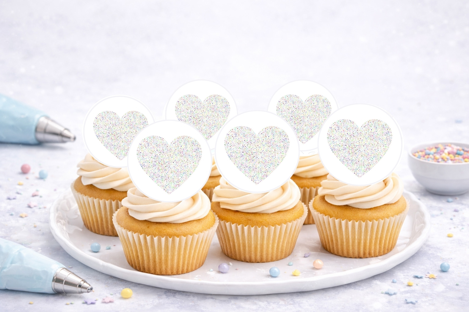 Muffinaufleger Herz