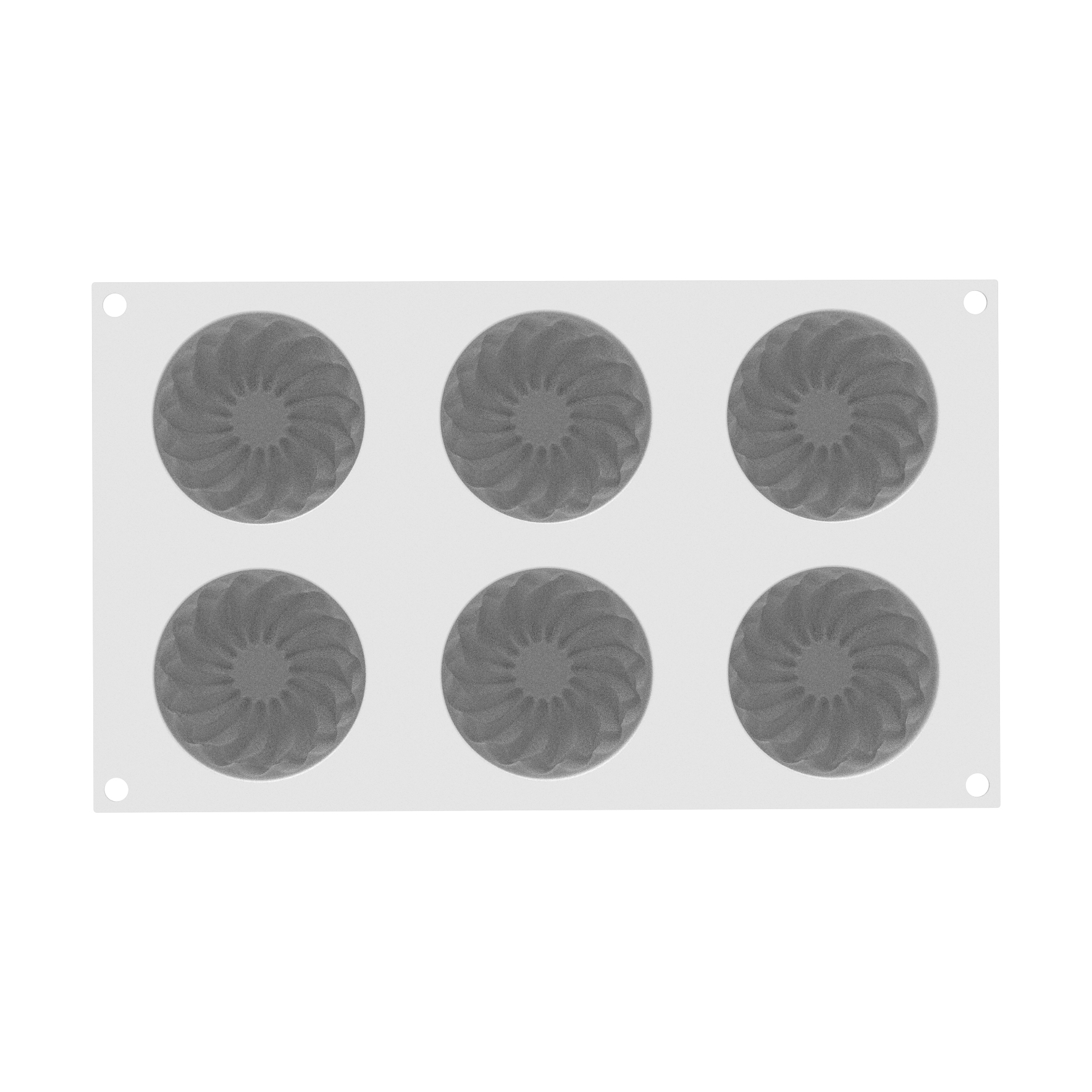 Silikonform PLEINCOEUR ROUND 142 – runde Form für moderne Mini-Törtchen