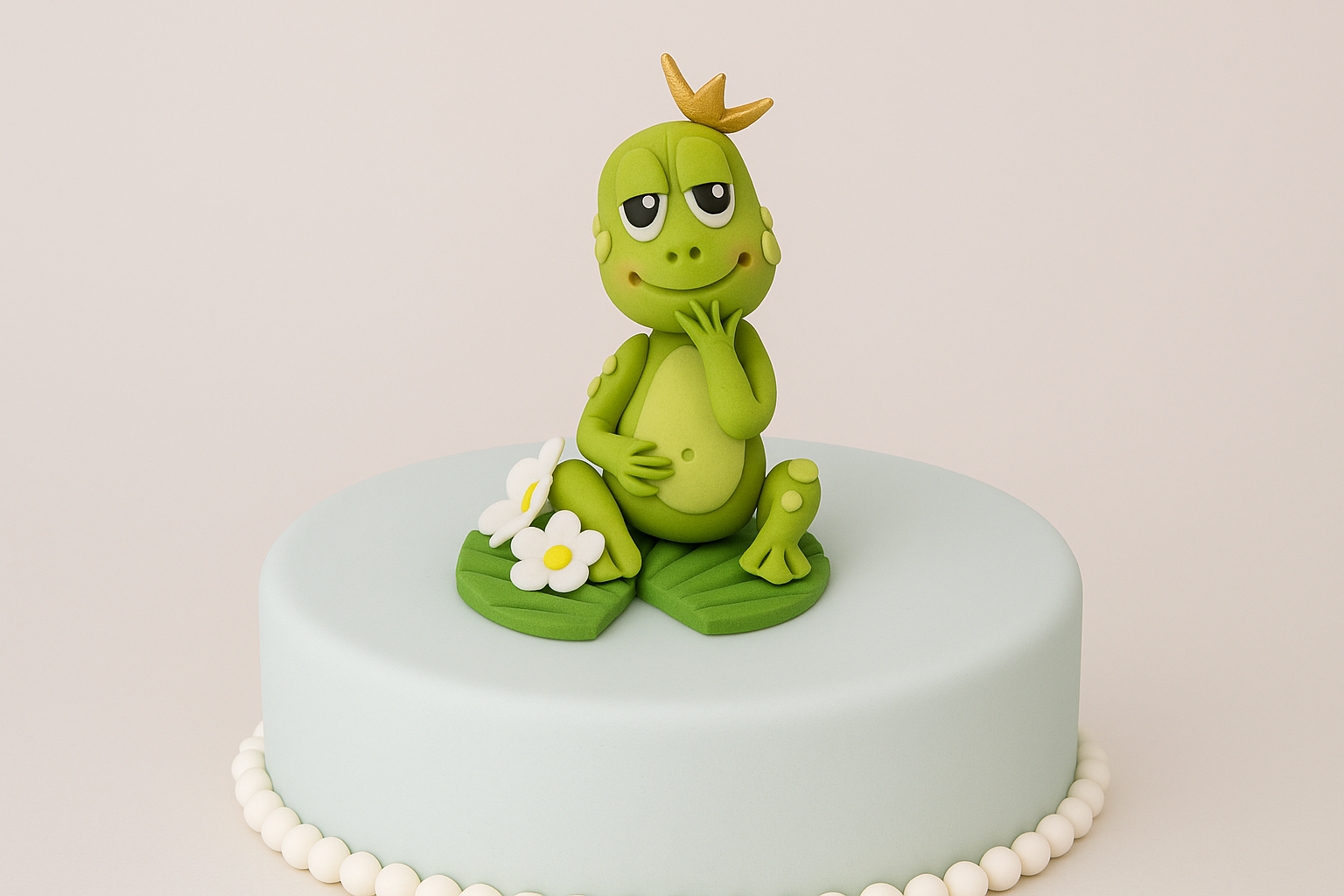 Tortenfigur Frosch