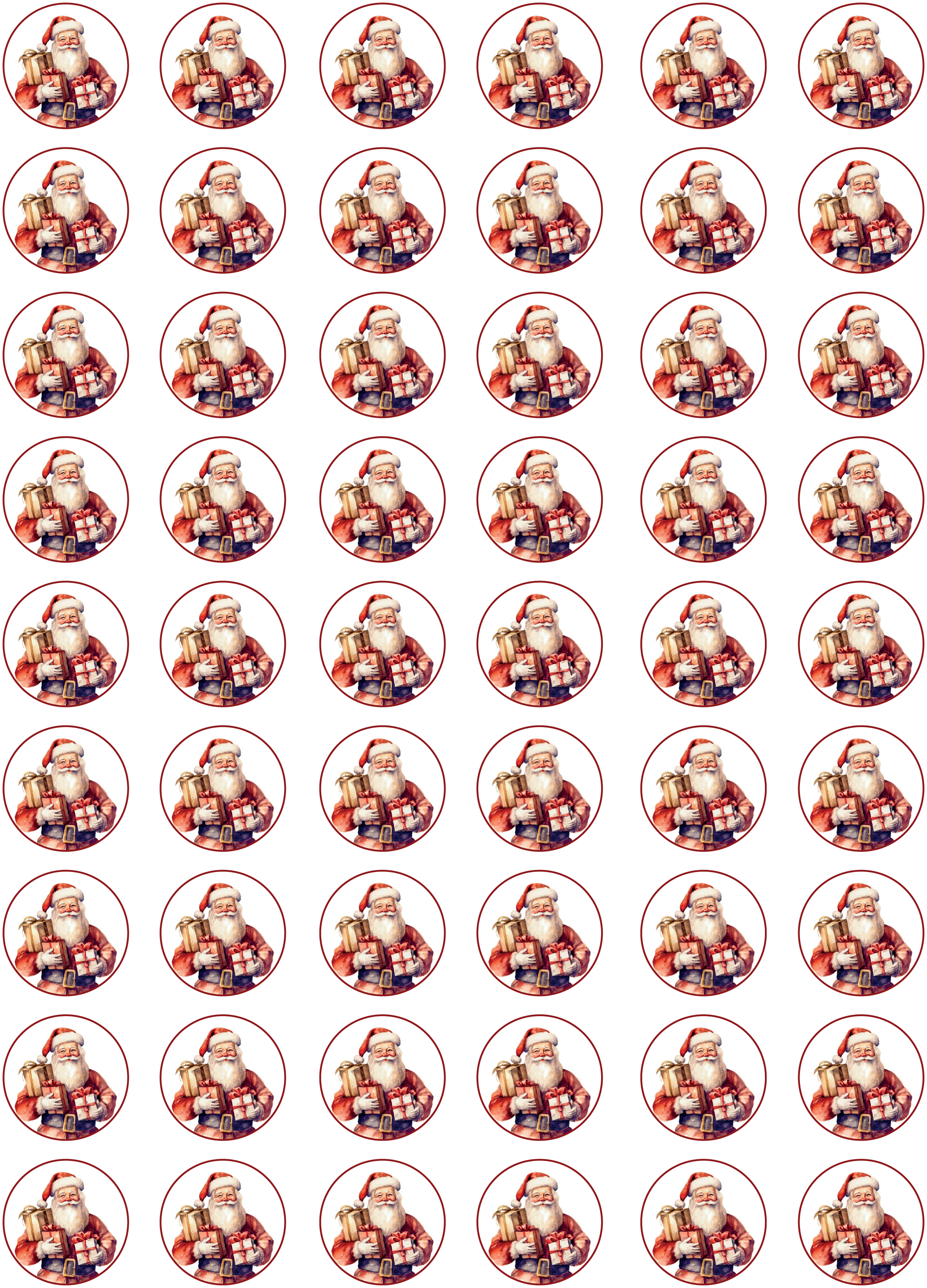 Keksaufleger Santa Claus
