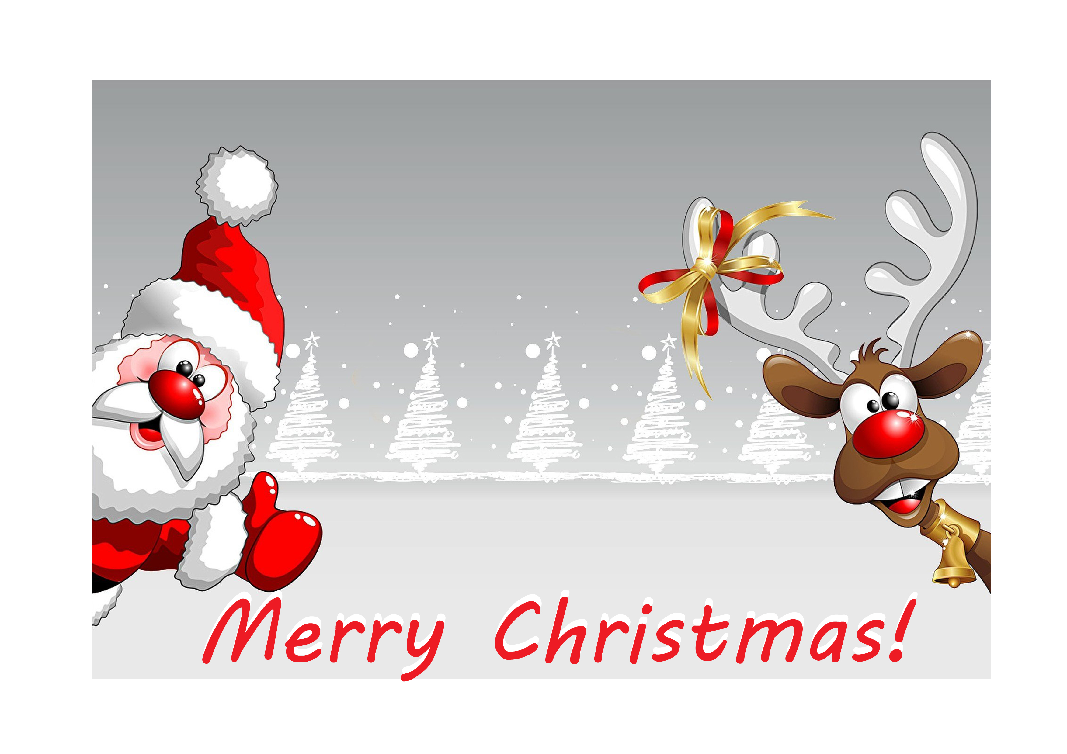 Tortenaufleger Merry Christmas