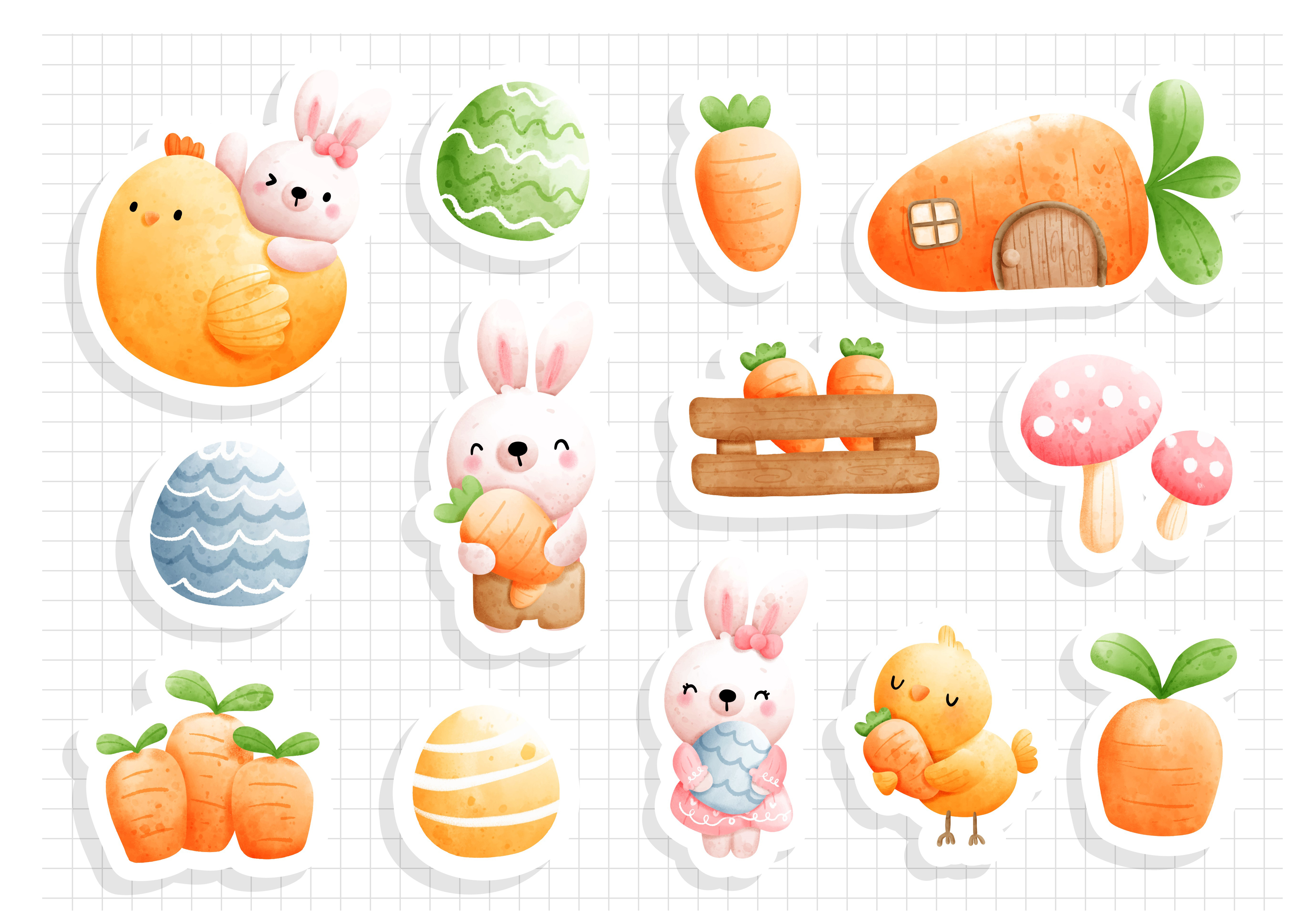 Fondantaufleger Ostern