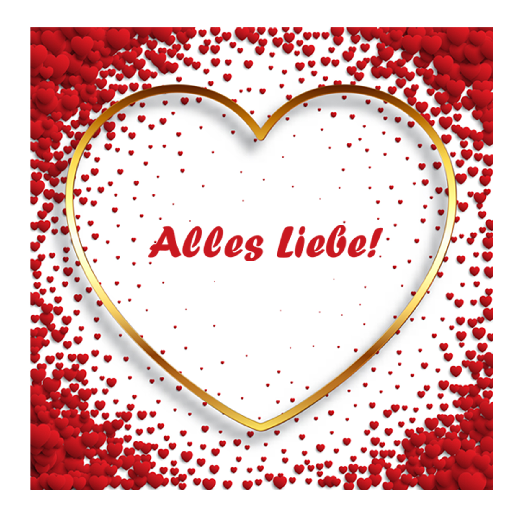 Petit Four / Punschkrapfen   Aufleger Alles Liebe