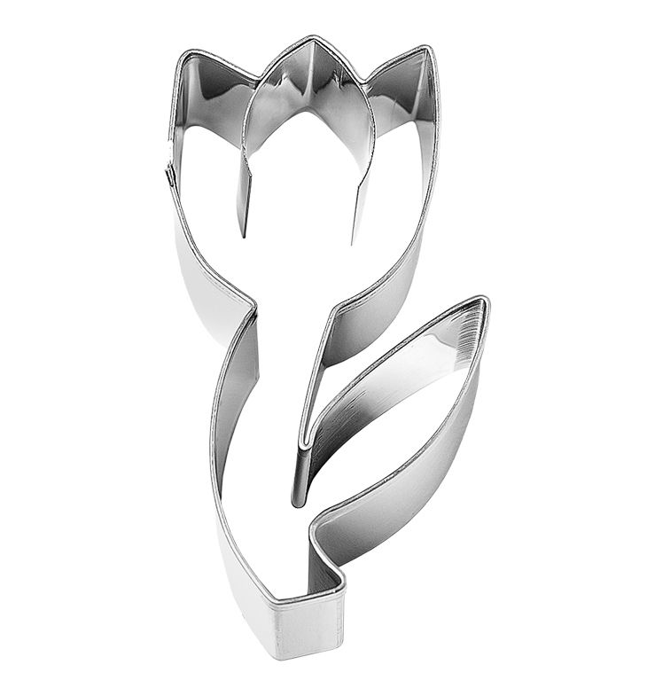 Ausstecher Tulpe mit Prägung