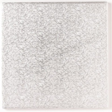Tortenplatte silber 30x30 cm, 12 mm stark