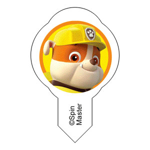 Paw Patrol Muffinaufleger essbar – 12 Stück | Oblaten-Aufleger Ø 3,5 cm | Cupcake Deko