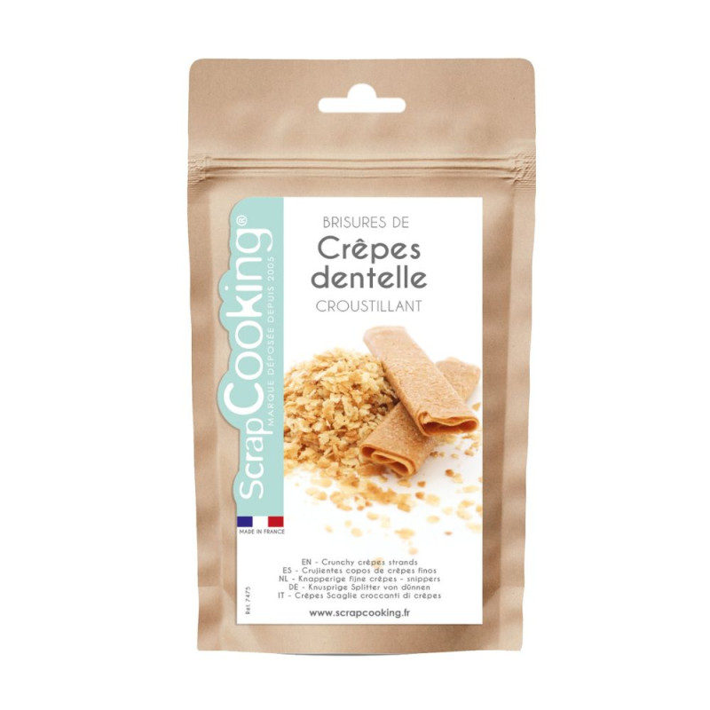 Crêpes Dentelle Bruchstücke – knusprige Feuilletine 100 g