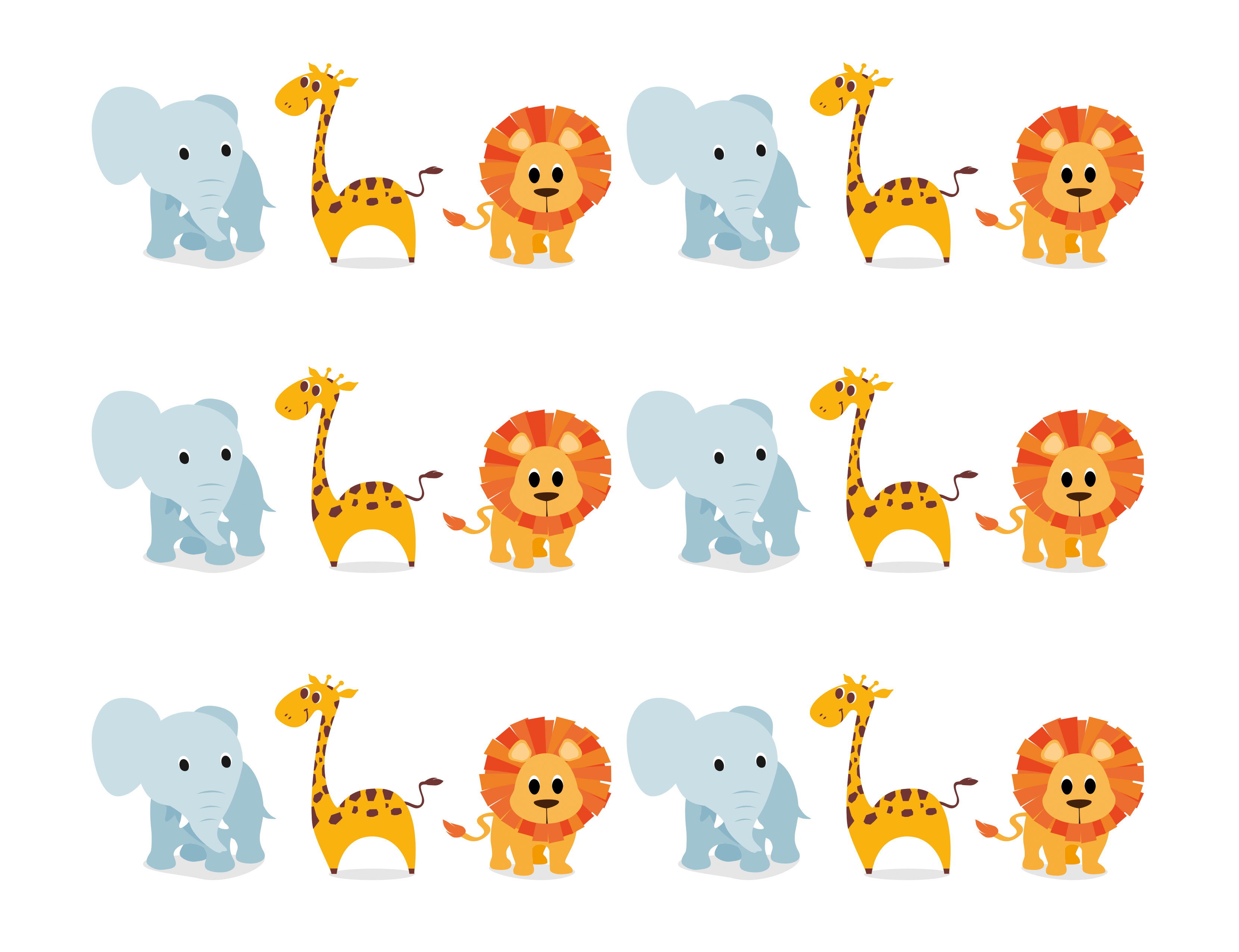 Tortenband Safari