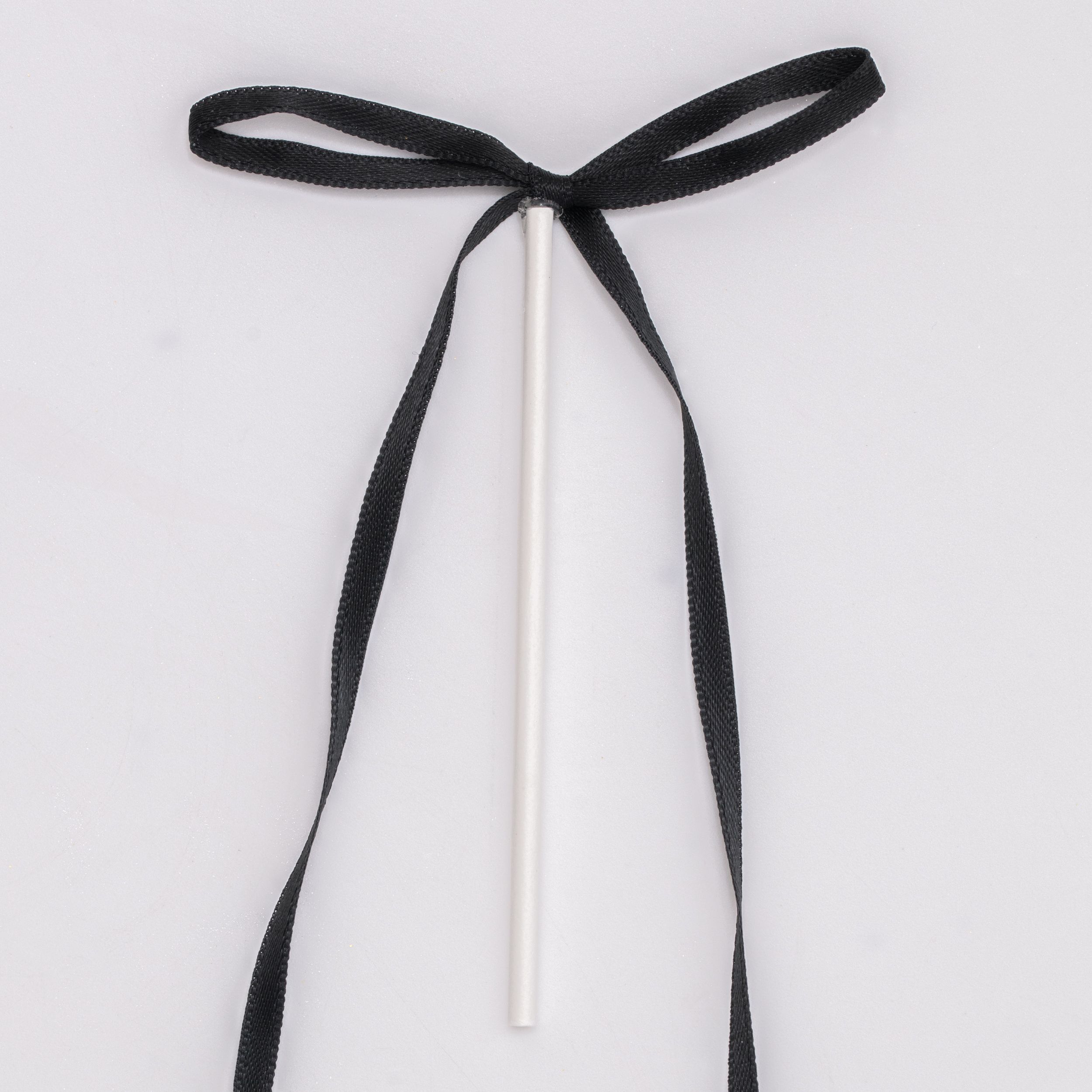 PME Ribbon Bow Toppers Black – 8 Satin Schleifen für Torten & Cupcakes