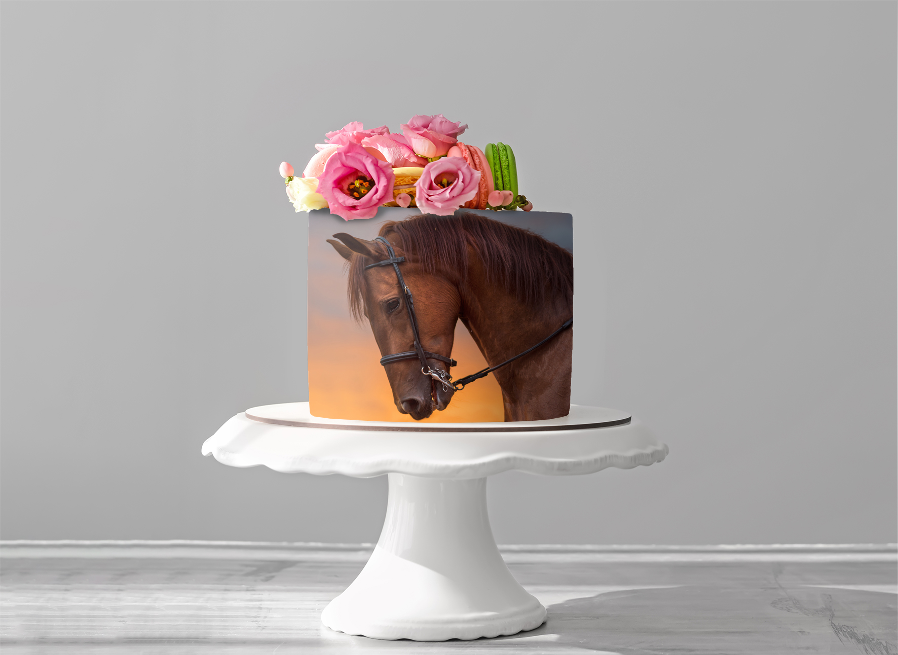 Deko Fondant  Pferd