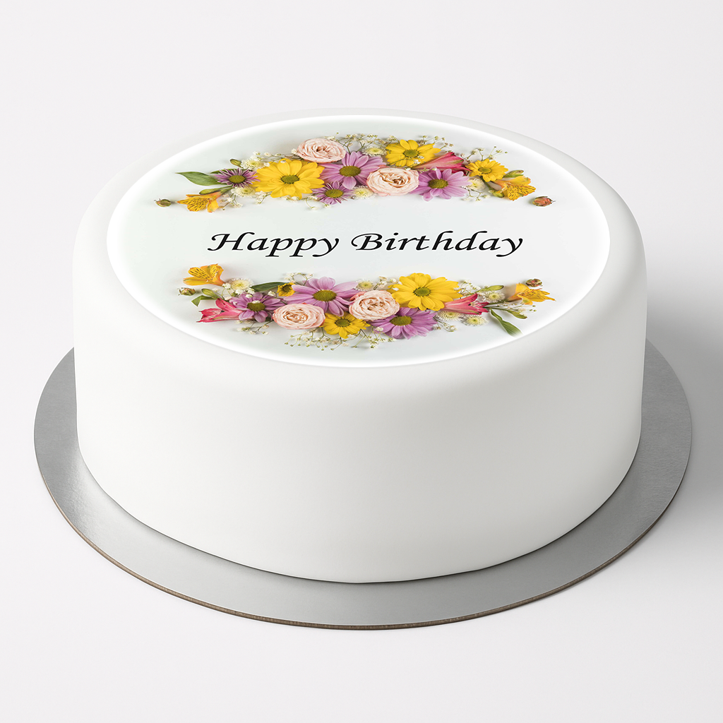 Tortenaufleger Happy Birthday
