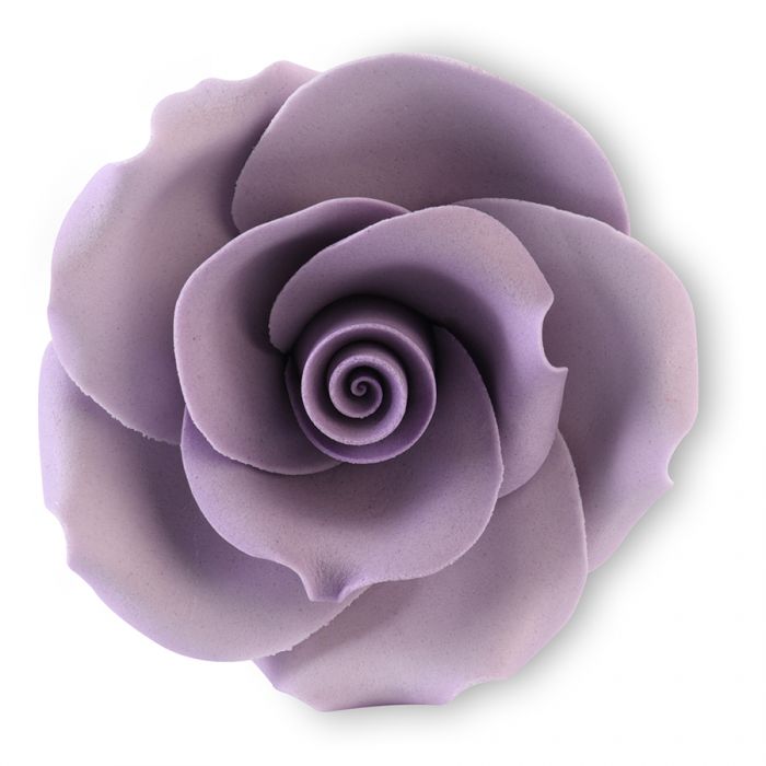 Zuckerrose L – Essbare Tortenblume in Lila (Ø 6,5 cm)