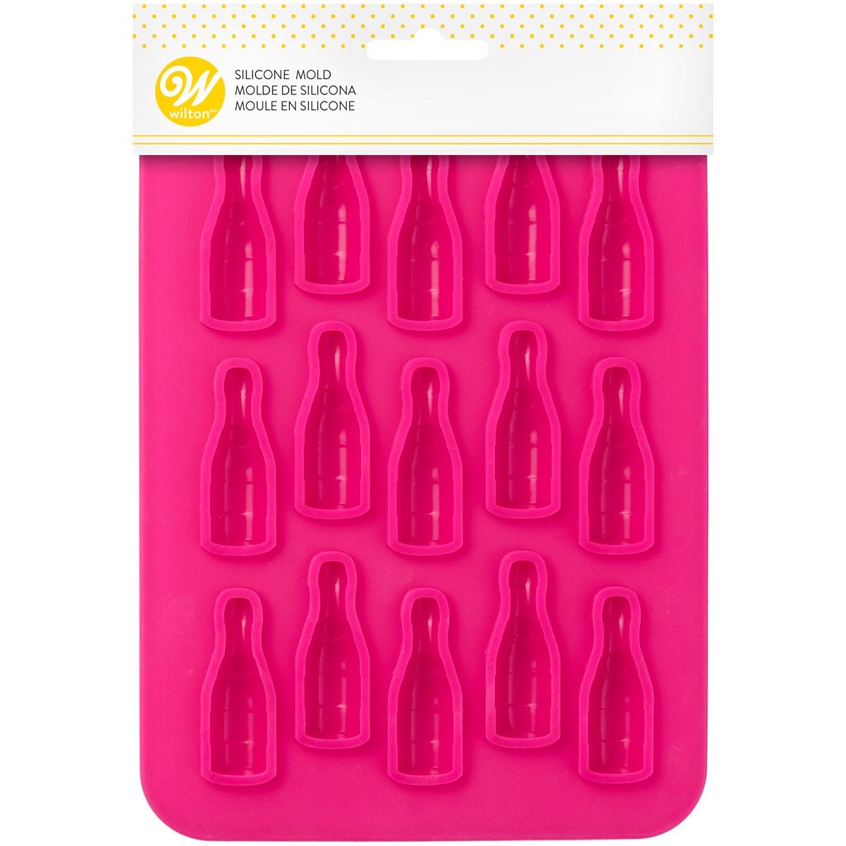 Silikonform Sektflasche