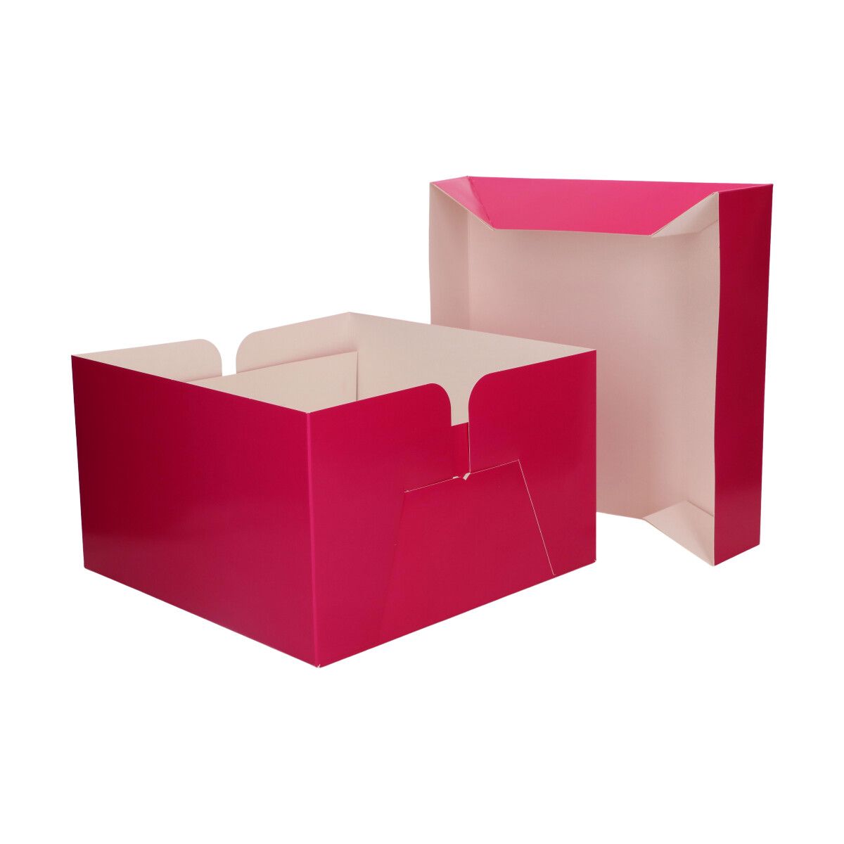 Tortenschachtel pink 25x25x15