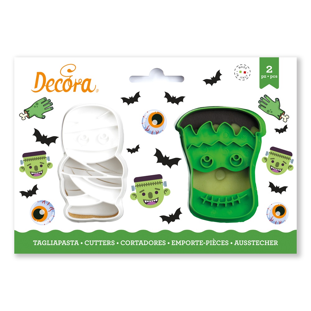 Ausstecher-Set Halloween Mumie und Frankenstein 2er Set
