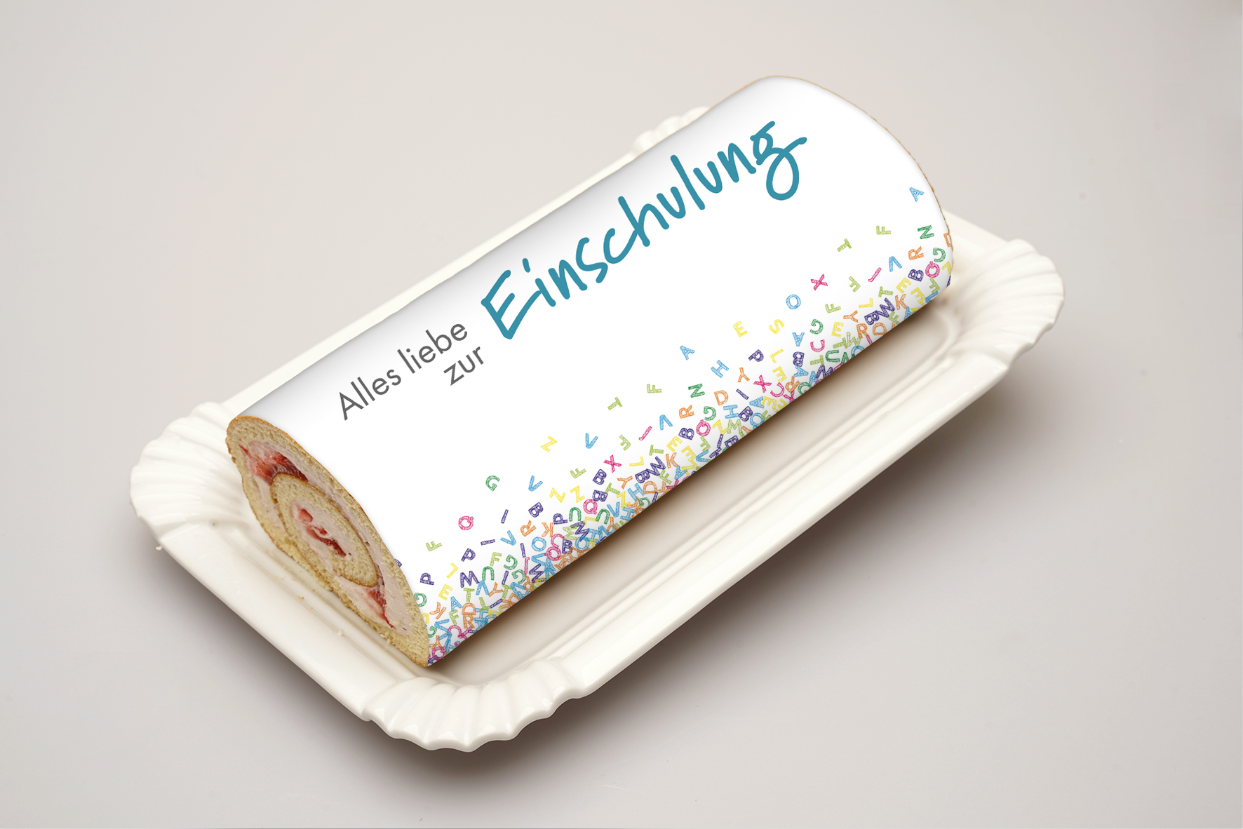 Rouladendekor Einschulung