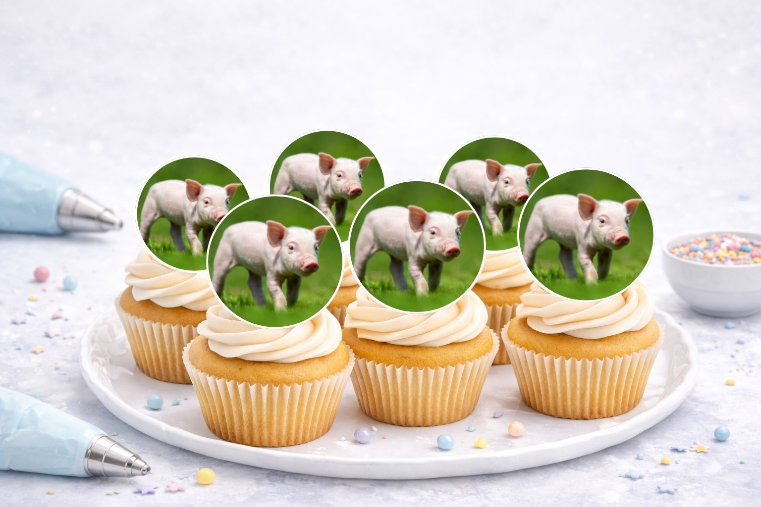 Muffinaufleger Schwein