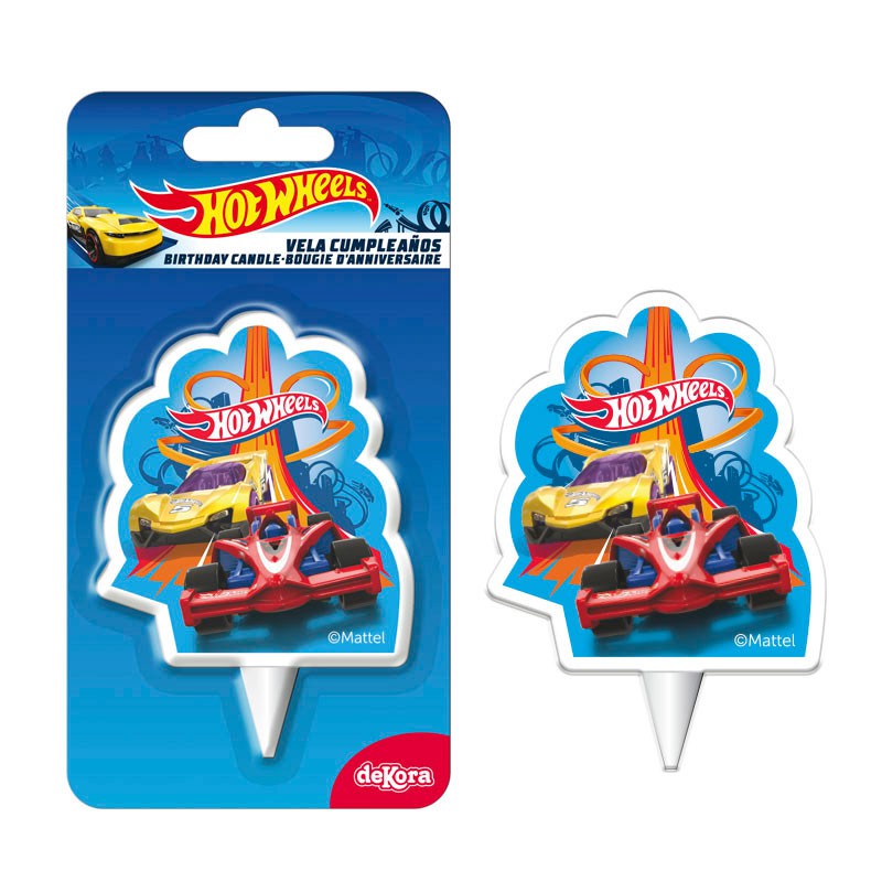 Geburtstagskerze Hotwheels