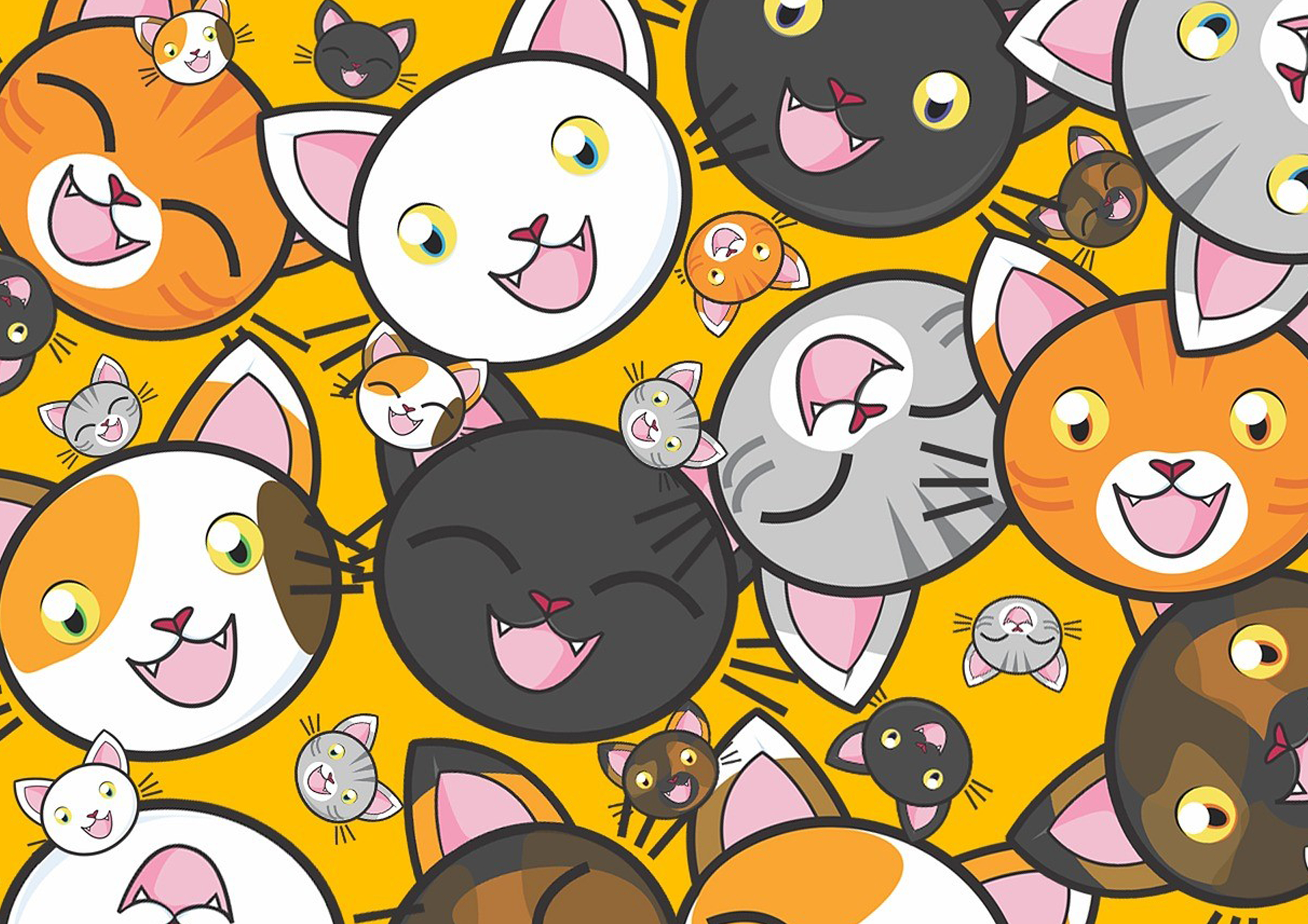 Deko Fondant Katzen