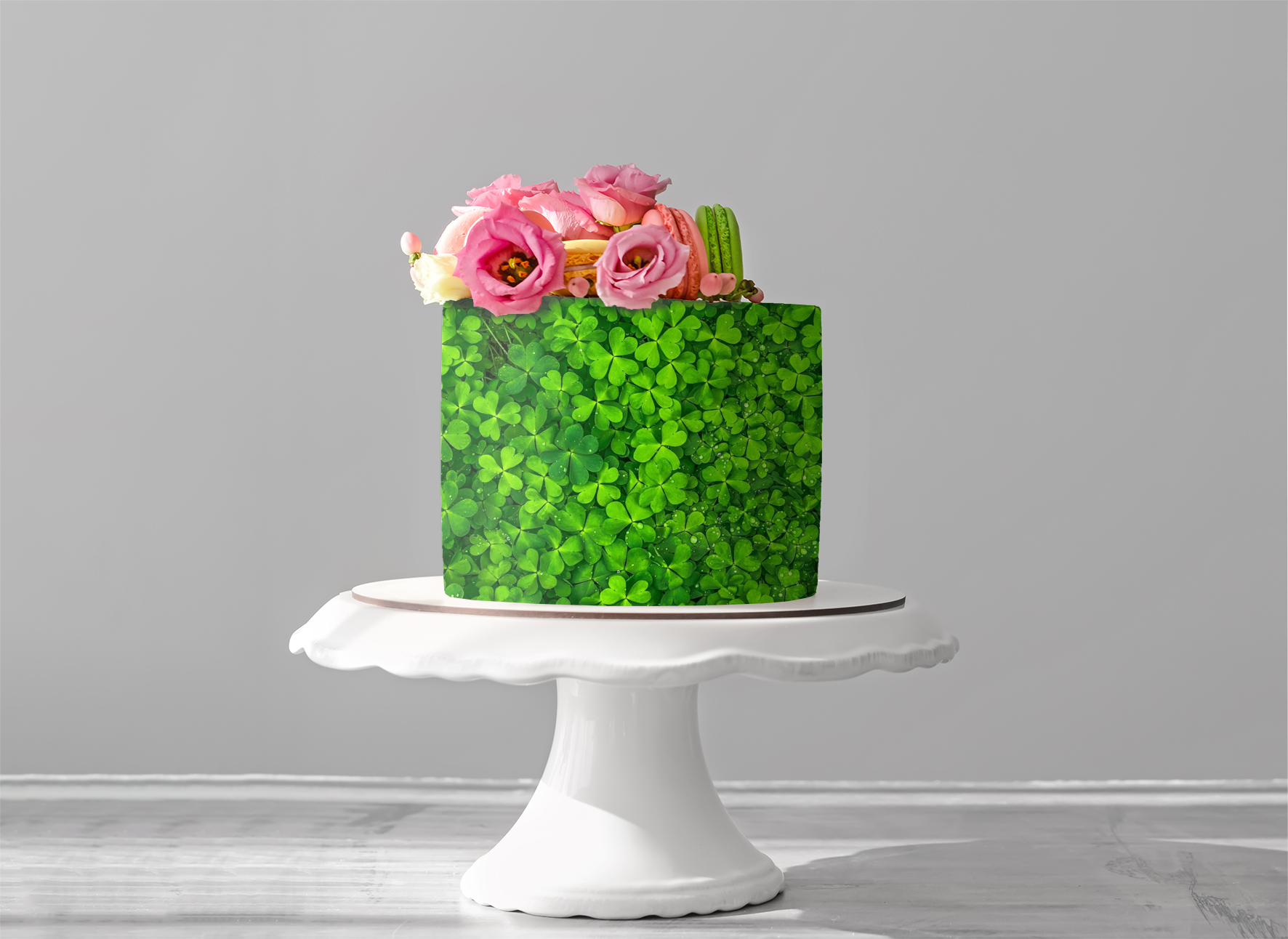 Deko Fondant Glücksklee