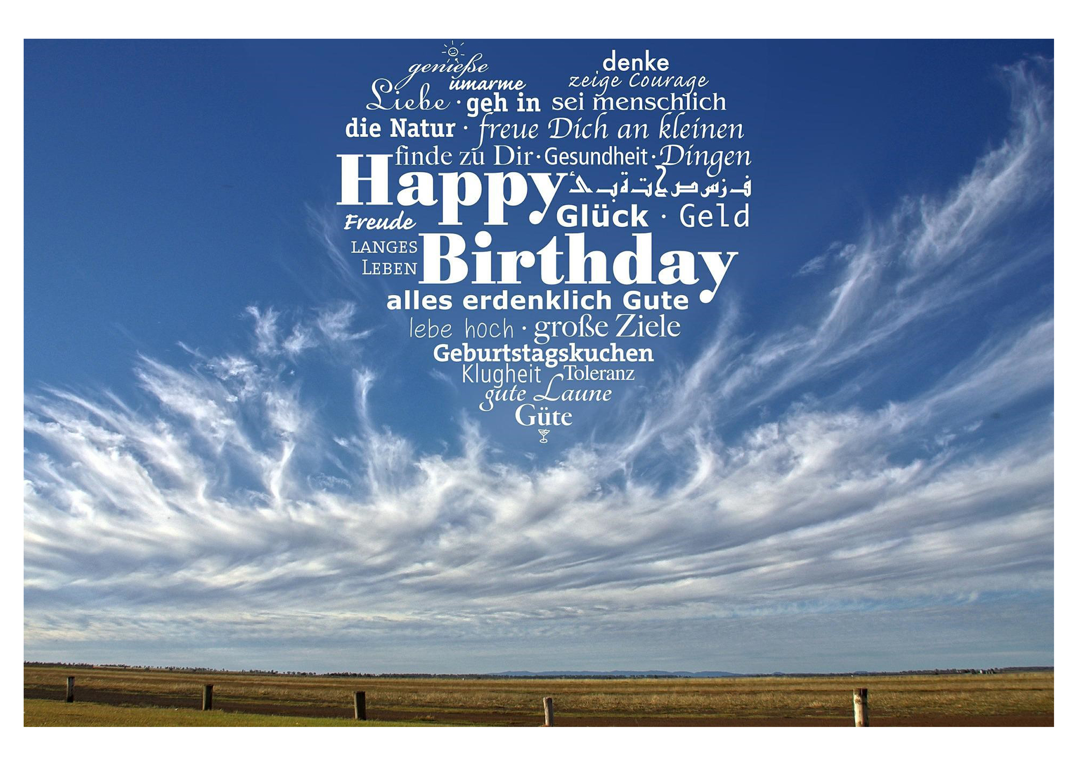 Tortenaufleger Happy Birthday