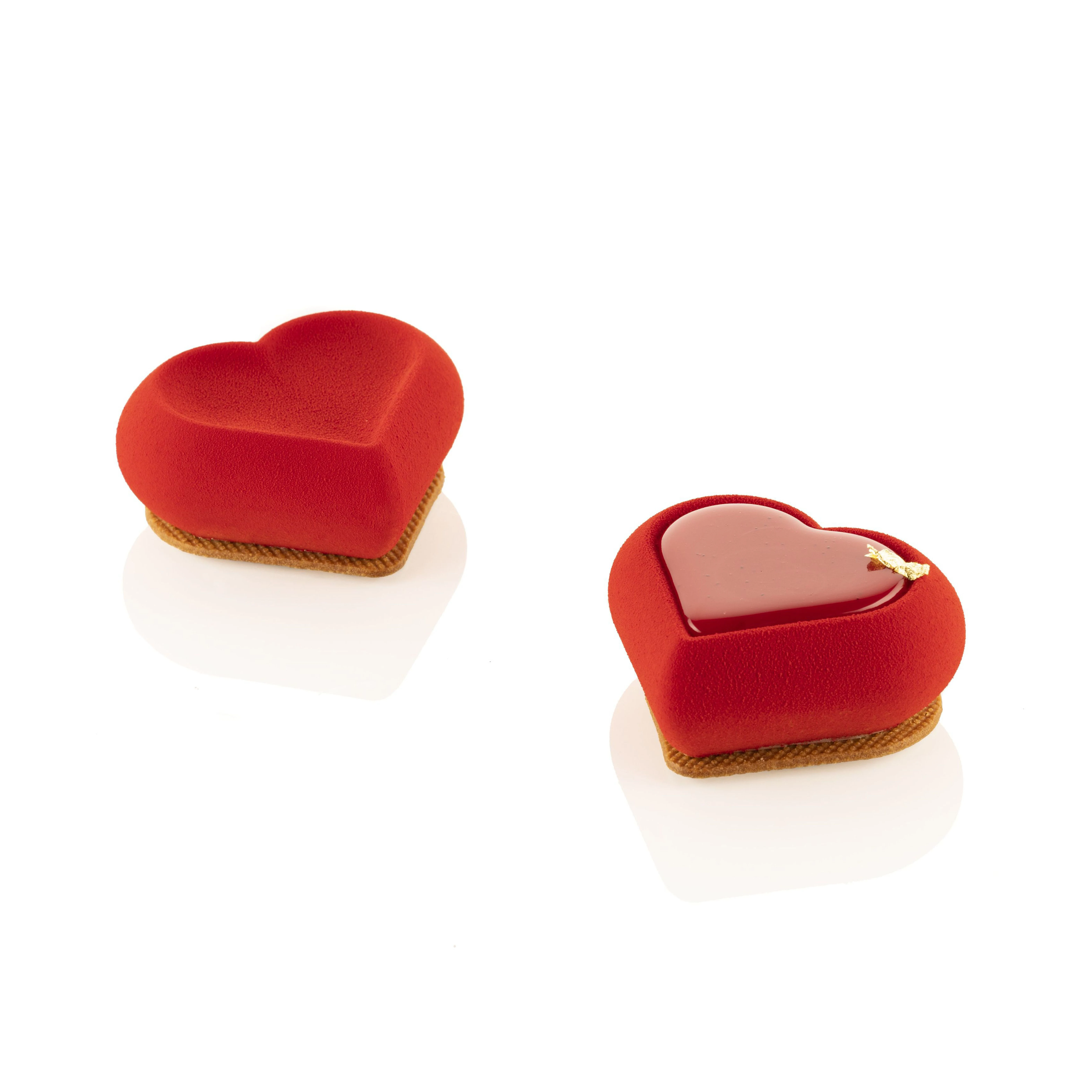 HEARTIX 85 - Silikonform mit Ausstecher