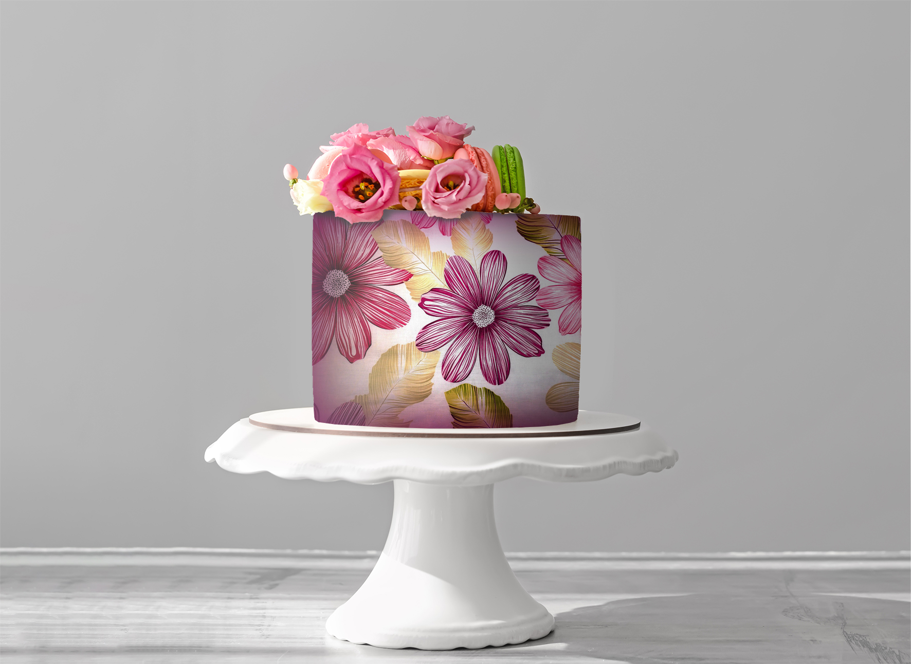 Deko Fondant  Blume