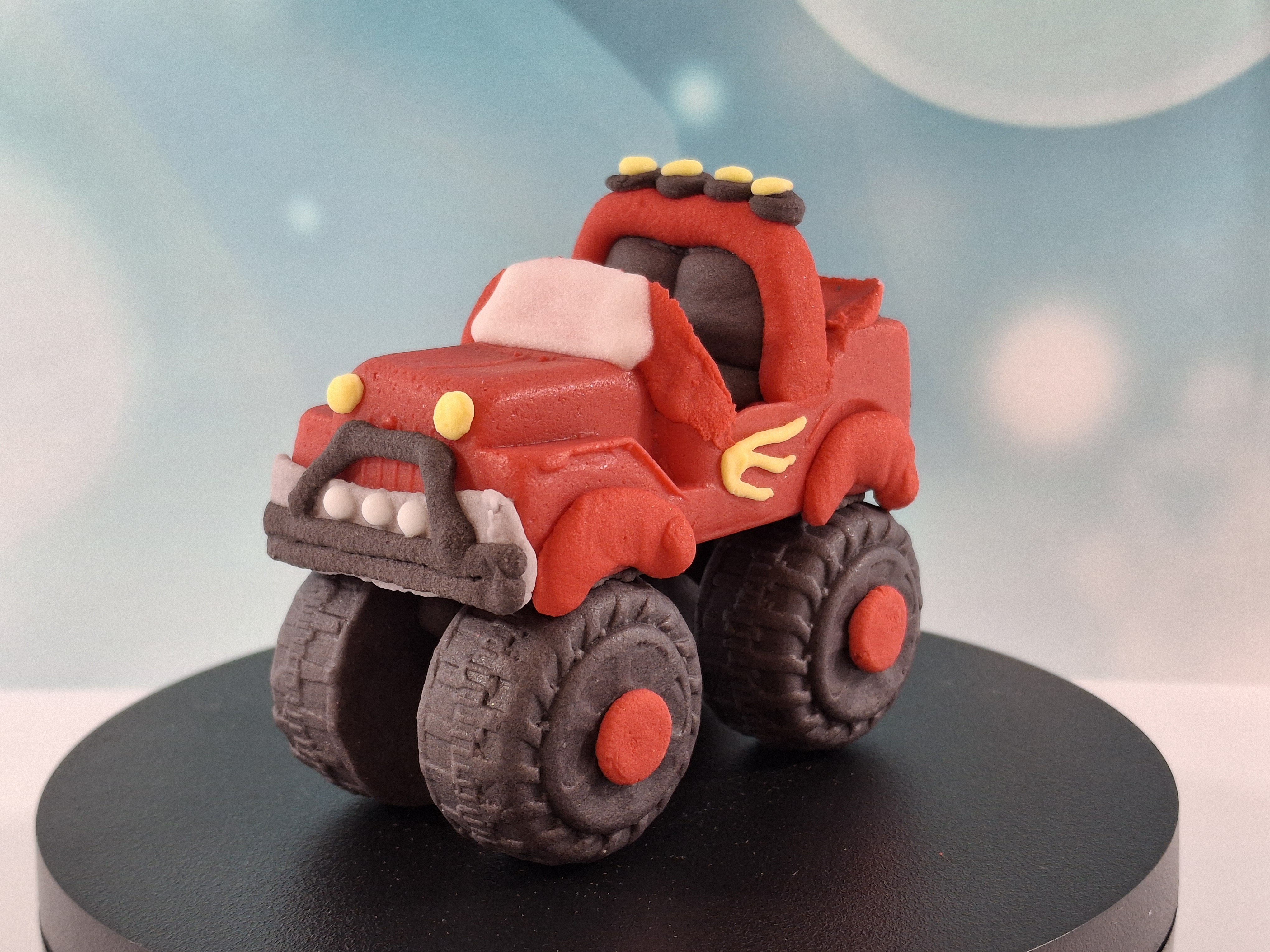 Tortenfigur Monster Truck Auto Quad