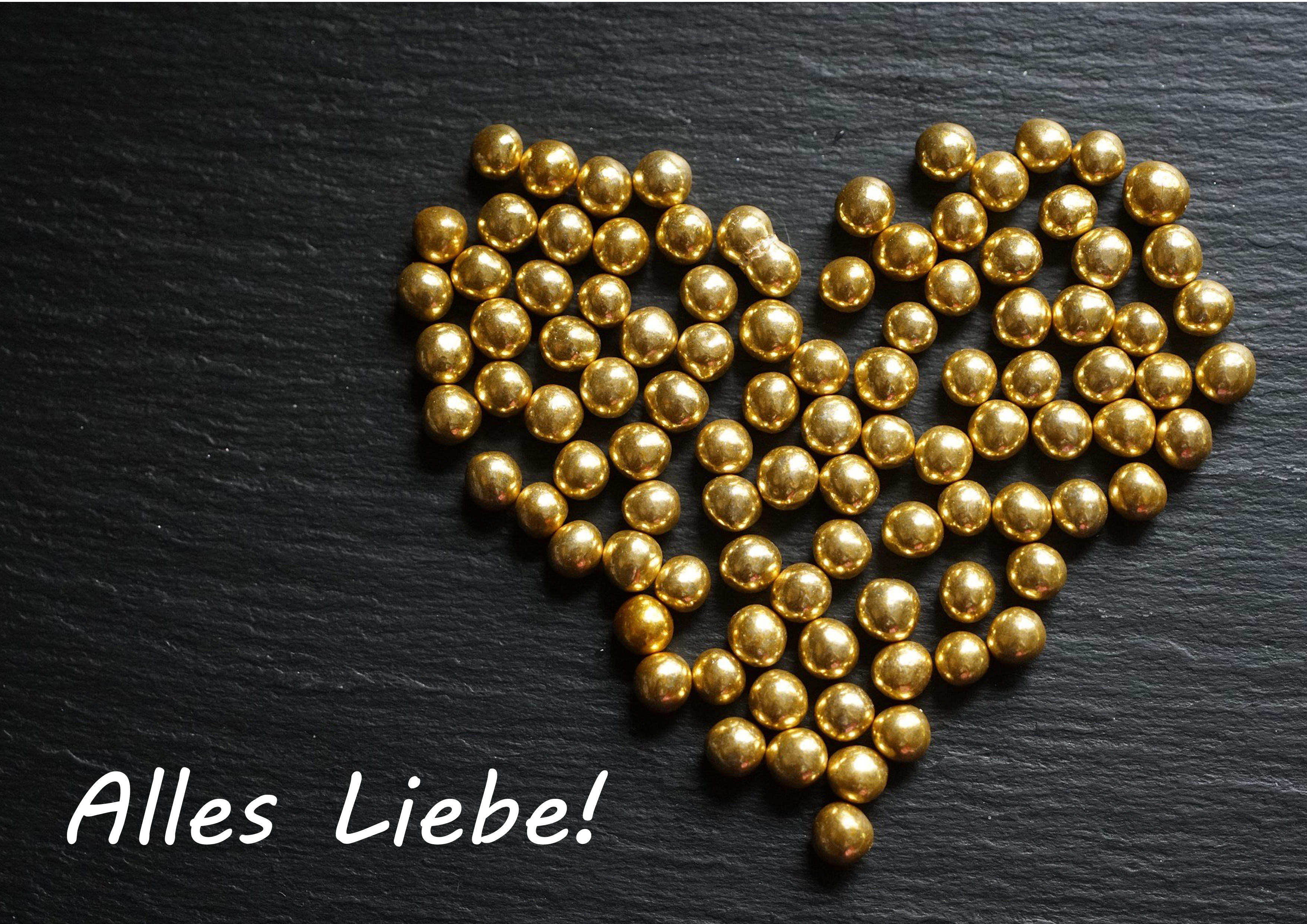 Tortenaufleger Alles Liebe