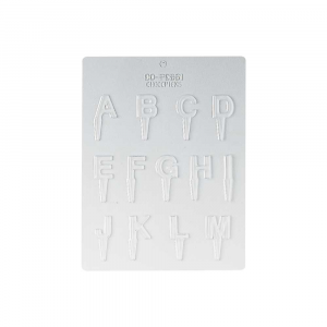 Schokolade Gussform Buchstaben A - M